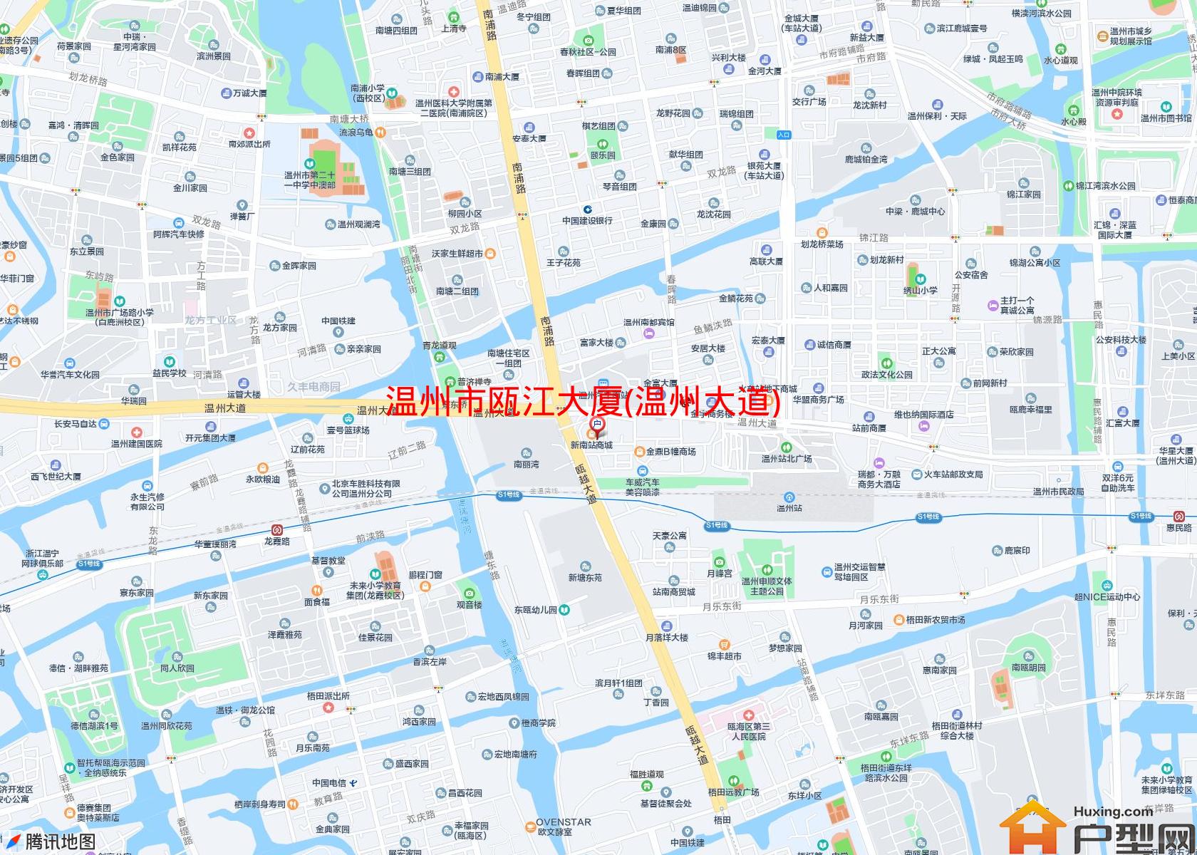 瓯江大厦(温州大道)小区 - 户型网