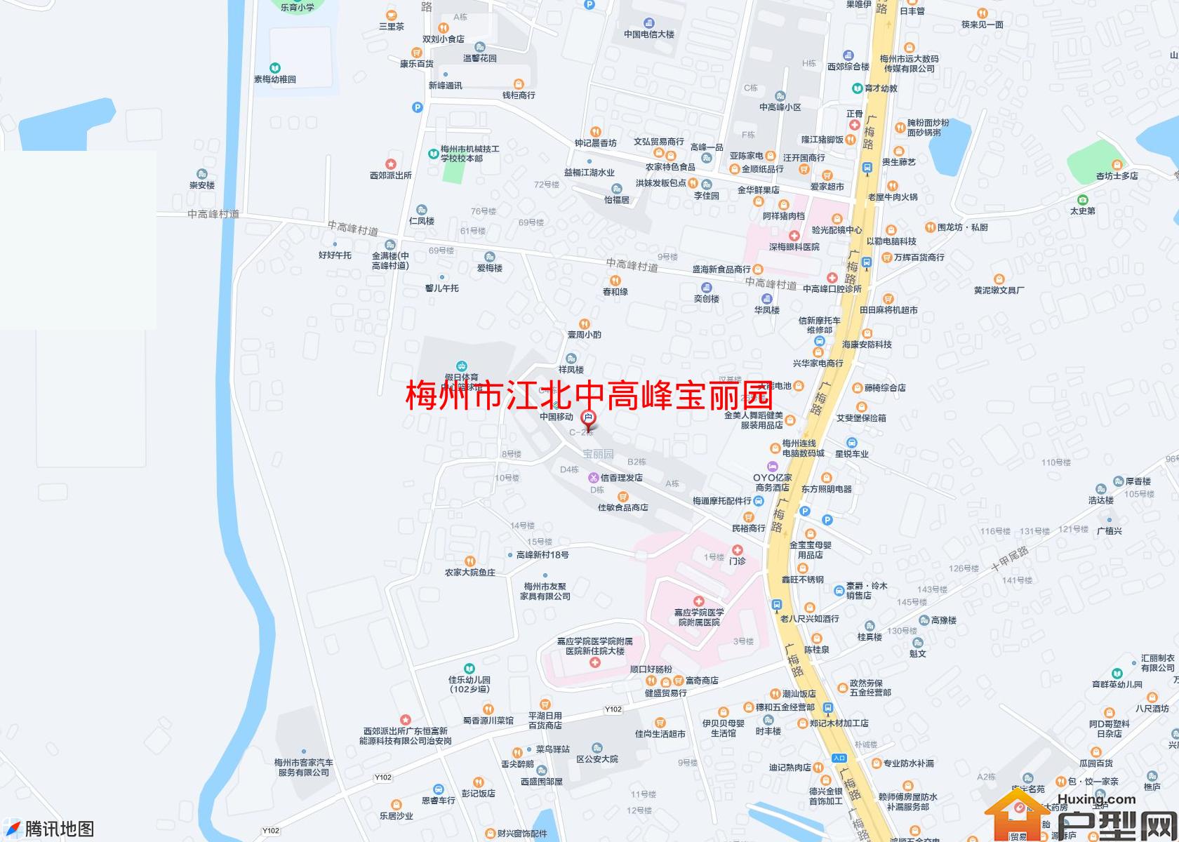 江北中高峰宝丽园小区 - 户型网