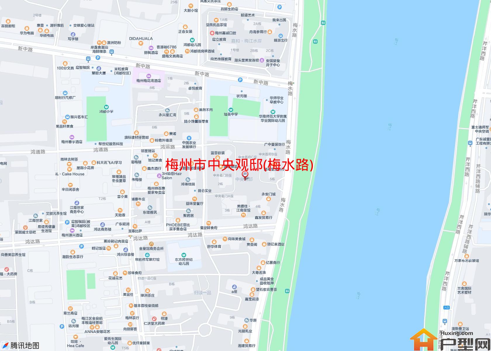中央观邸(梅水路)小区 - 户型网