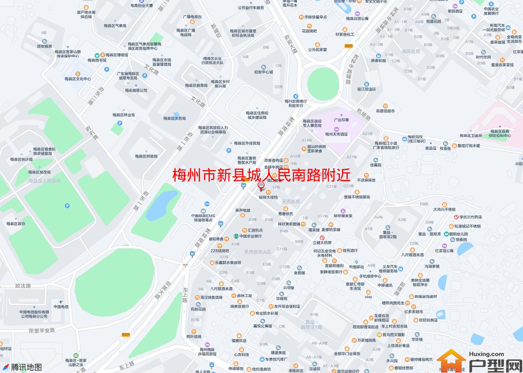 新县城人民南路附近小区 - 户型网