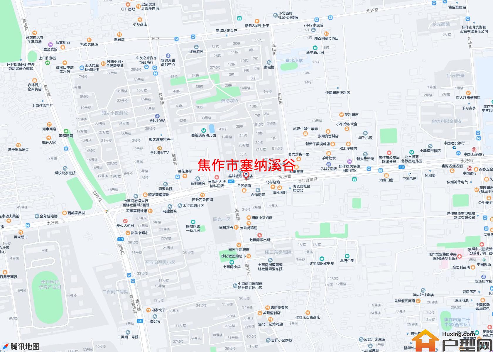 塞纳溪谷小区 - 户型网