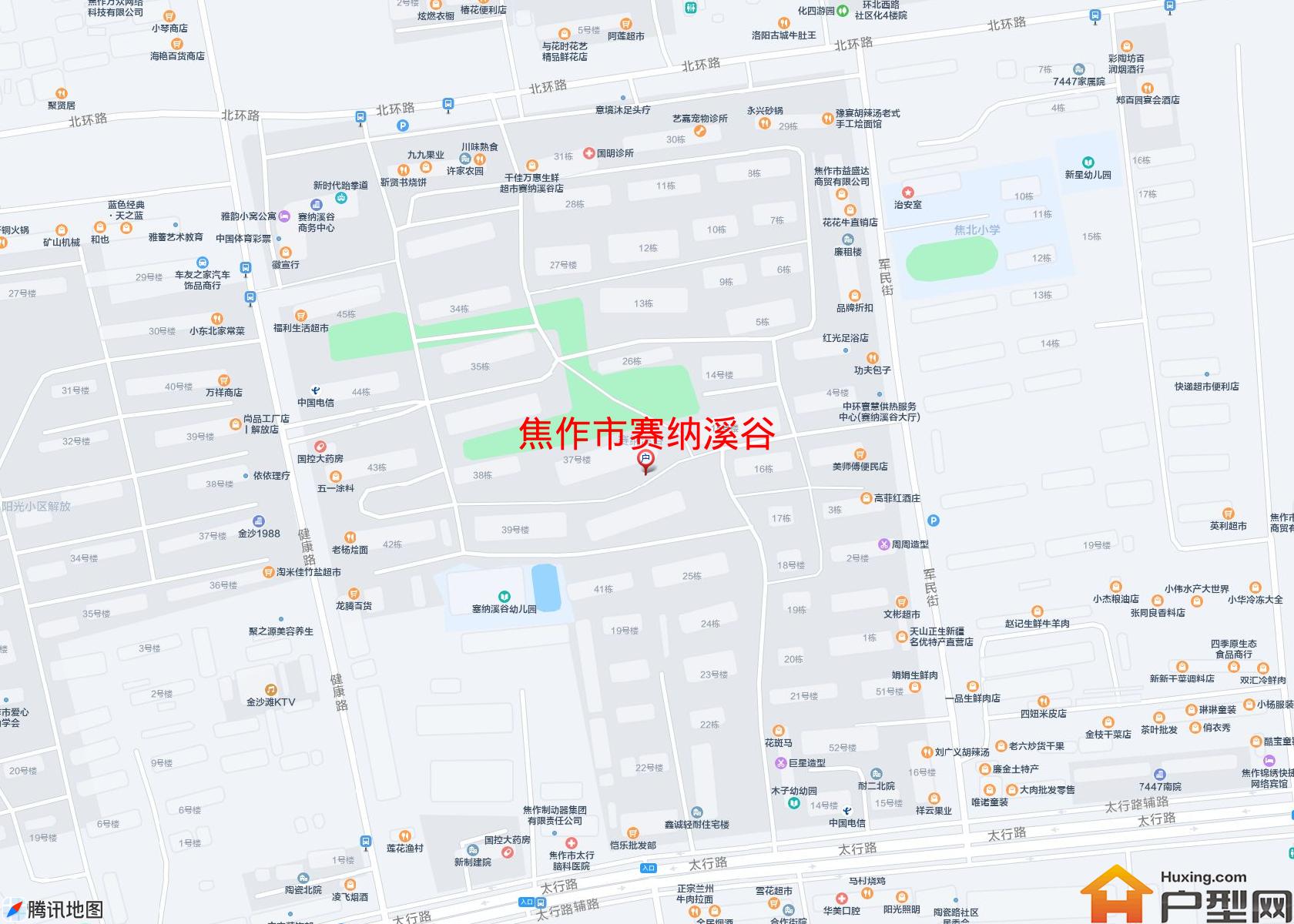 赛纳溪谷小区 - 户型网