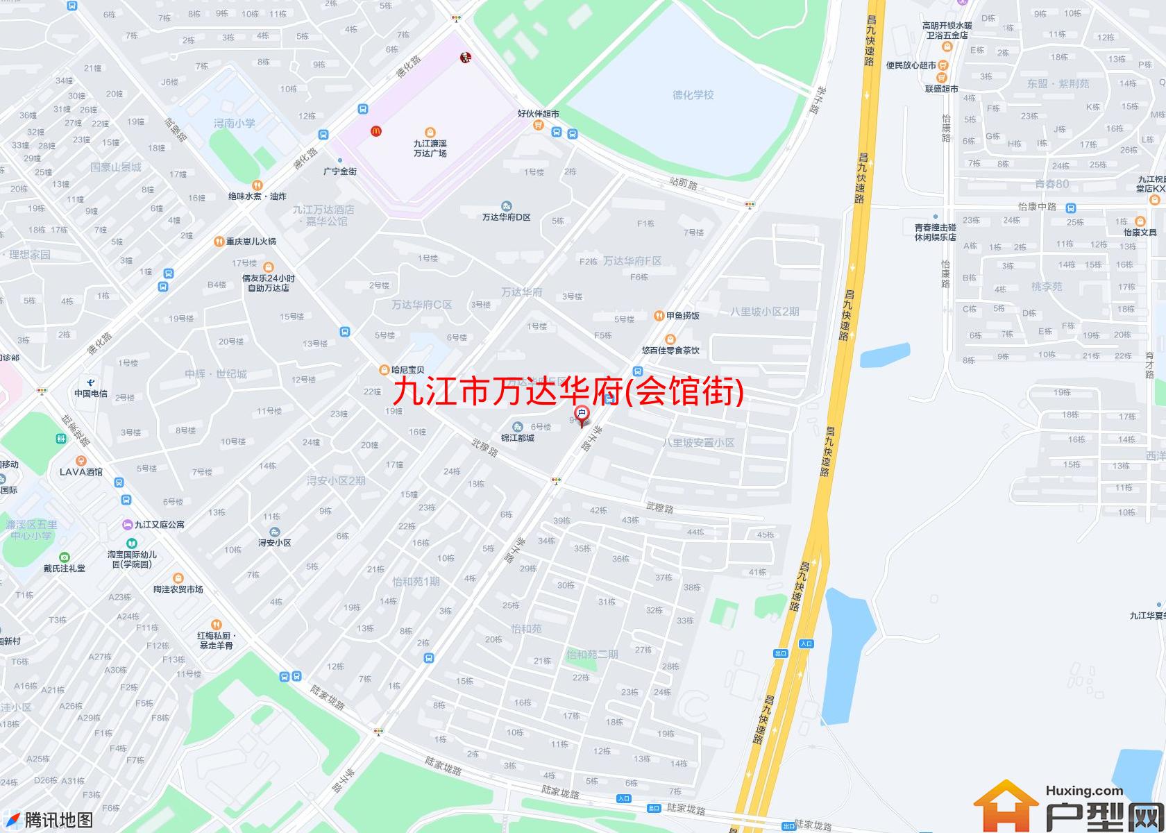 万达华府(会馆街)小区 - 户型网