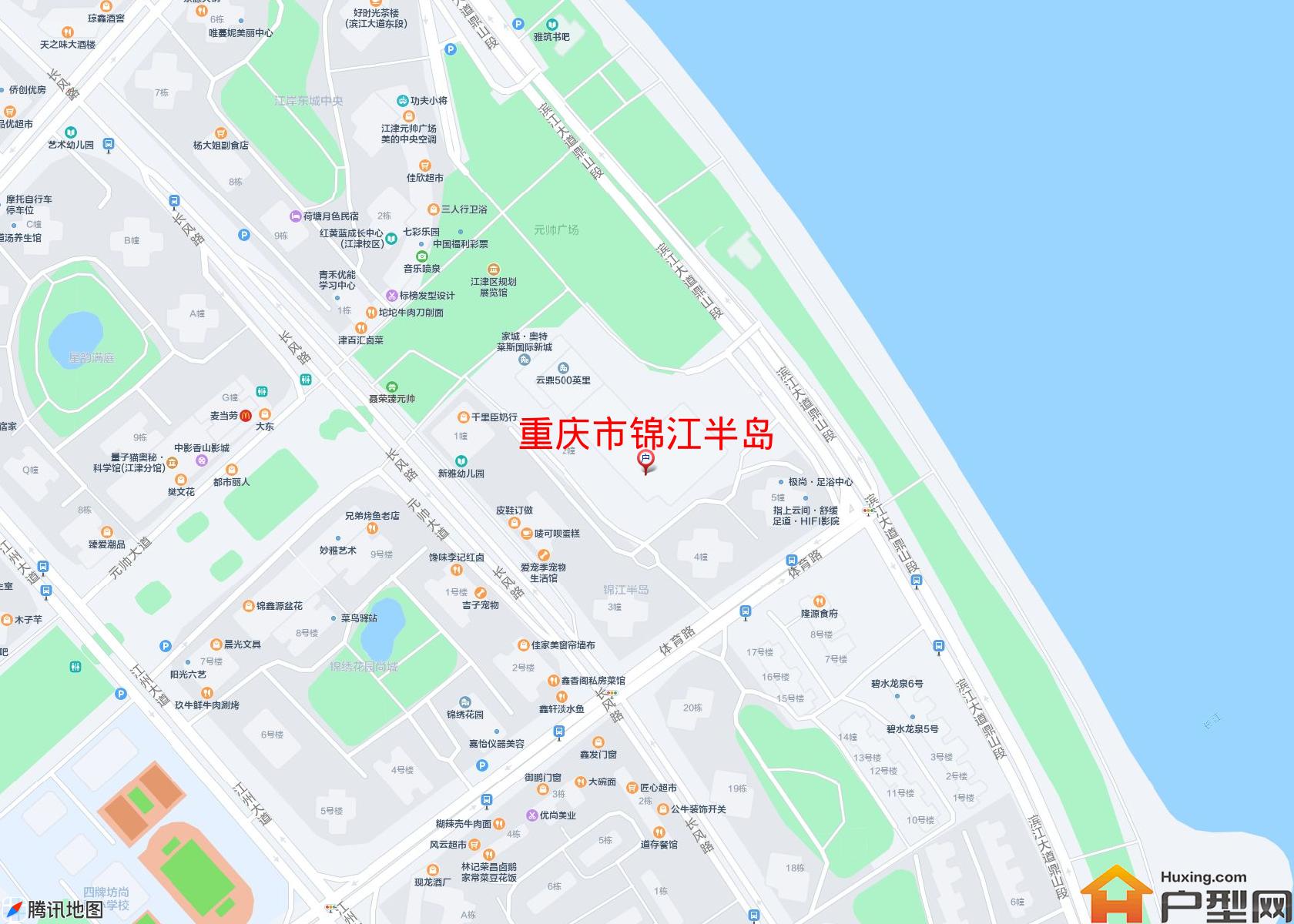 锦江半岛小区 - 户型网