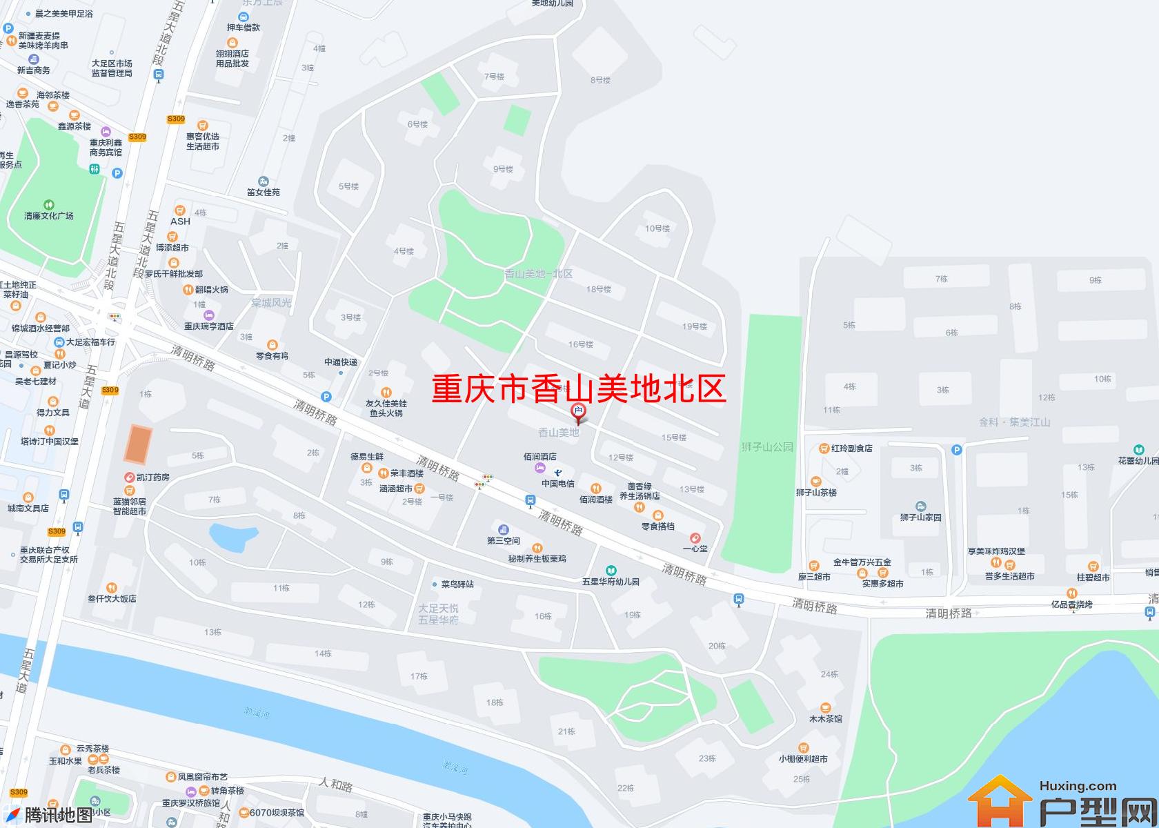 香山美地北区小区 - 户型网