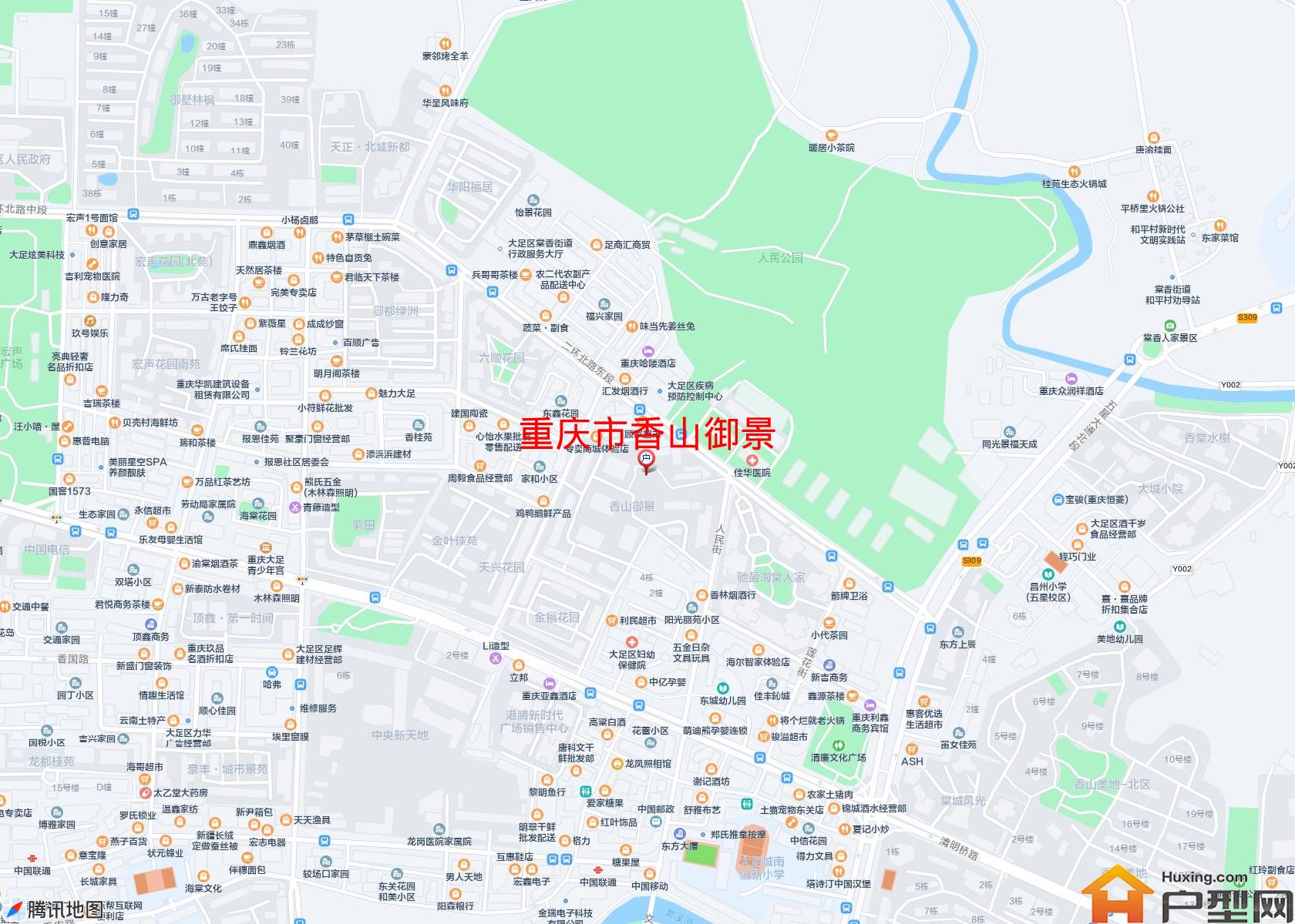 香山御景小区 - 户型网