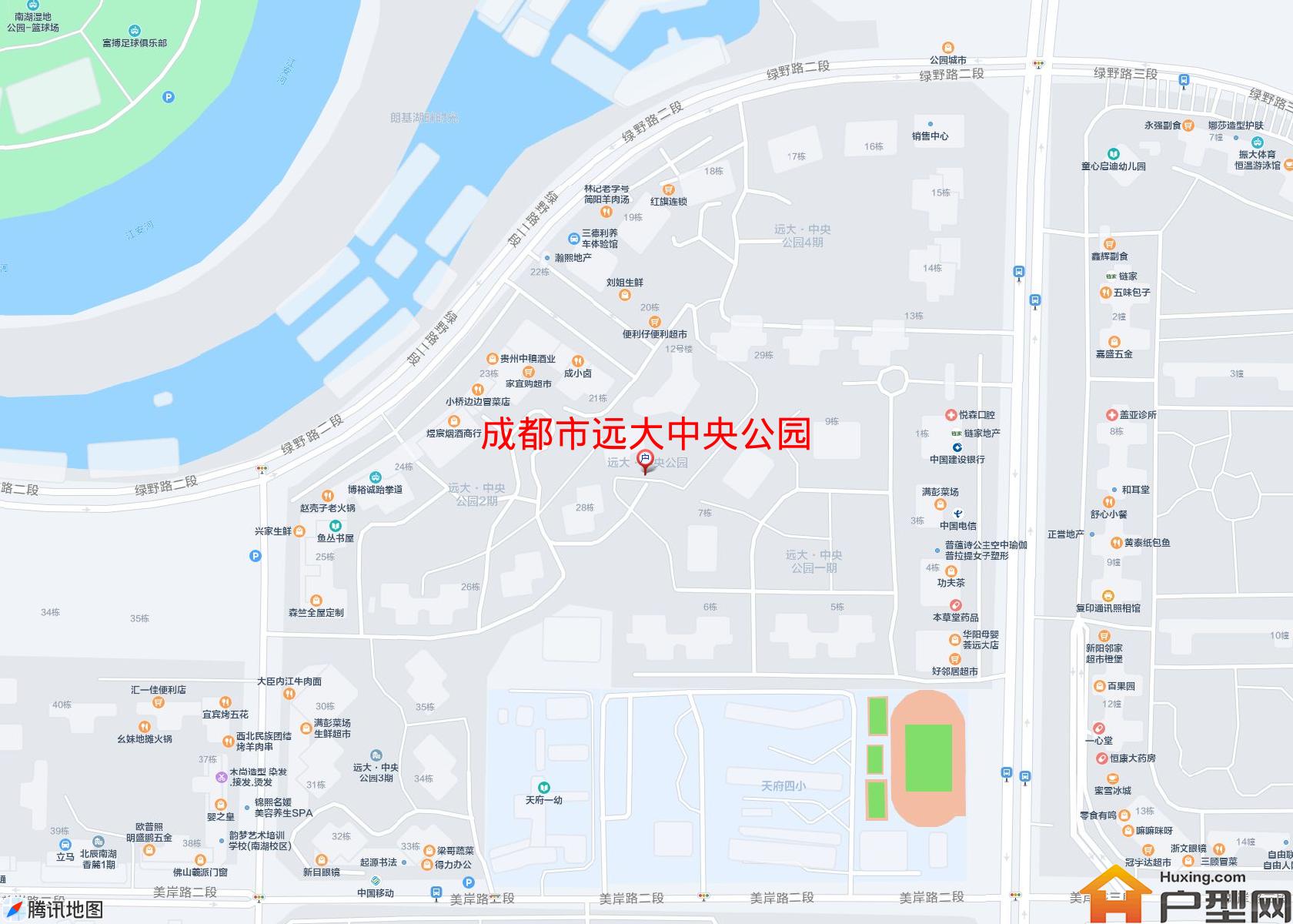 远大中央公园小区 - 户型网