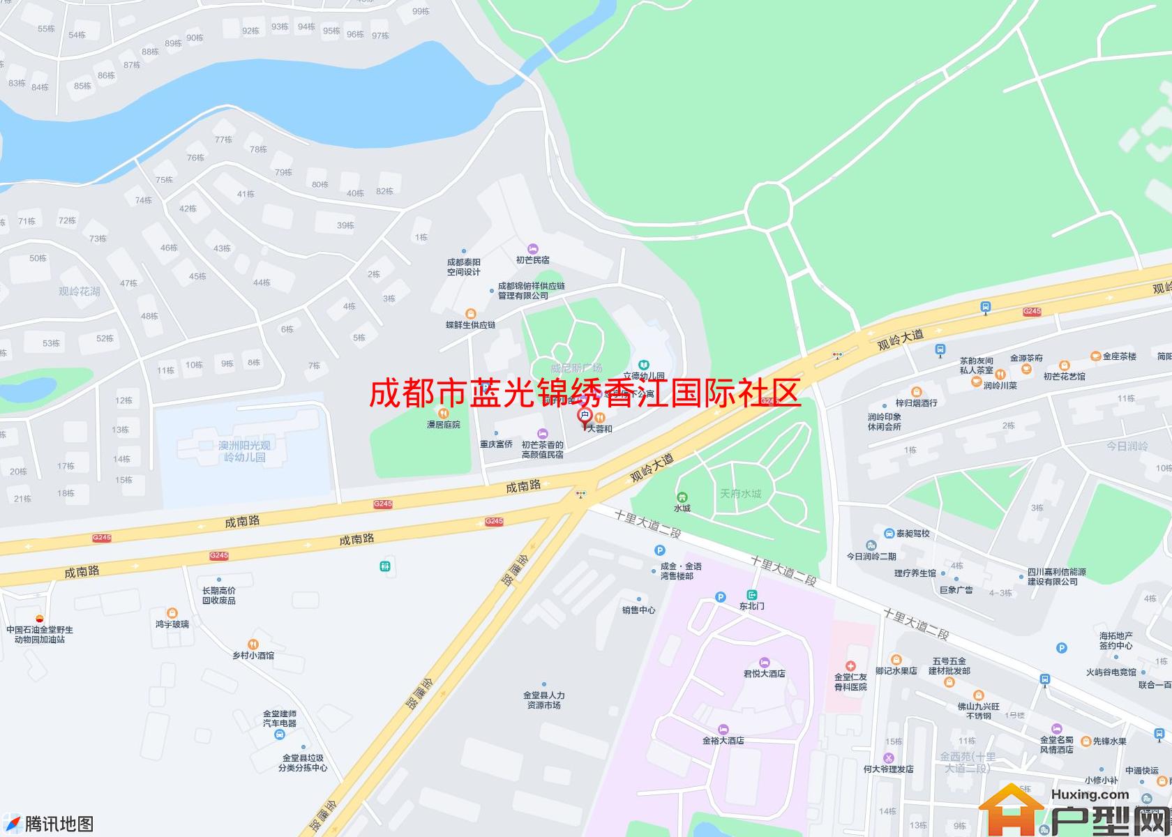蓝光锦绣香江国际社区小区 - 户型网