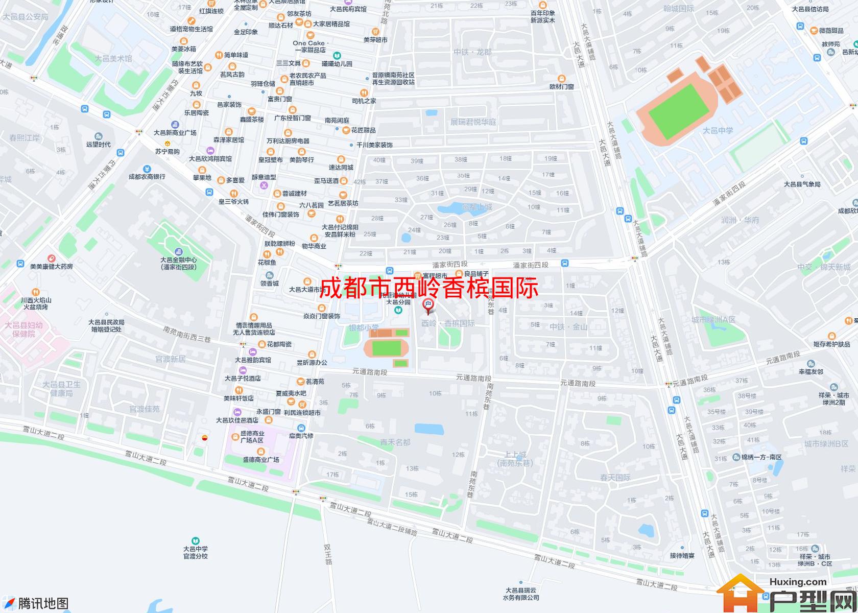 西岭香槟国际小区 - 户型网