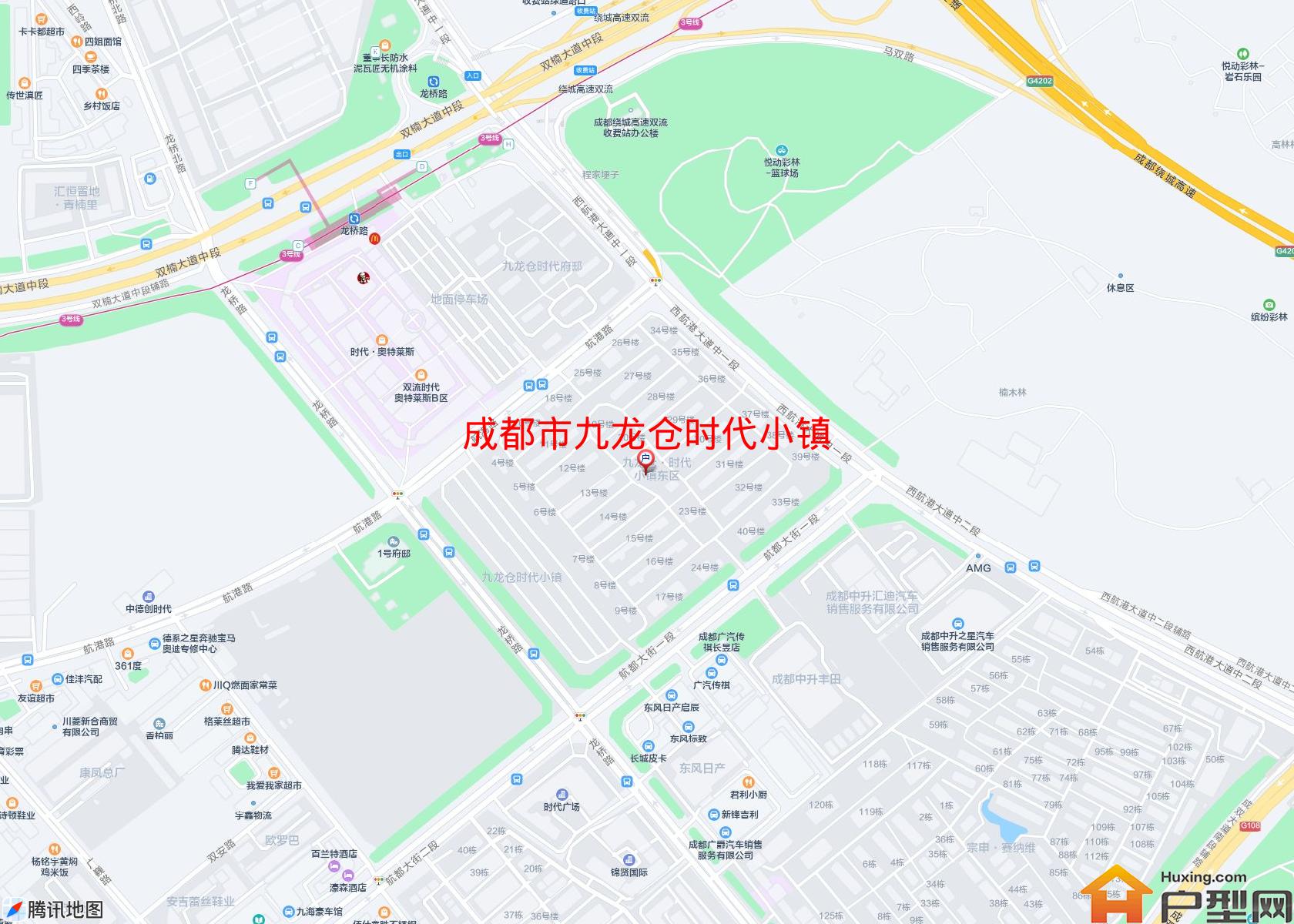 九龙仓时代小镇小区 - 户型网