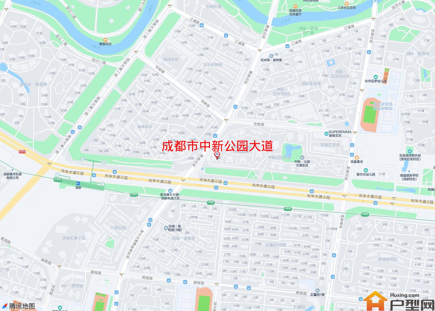 中新公园大道小区 - 户型网