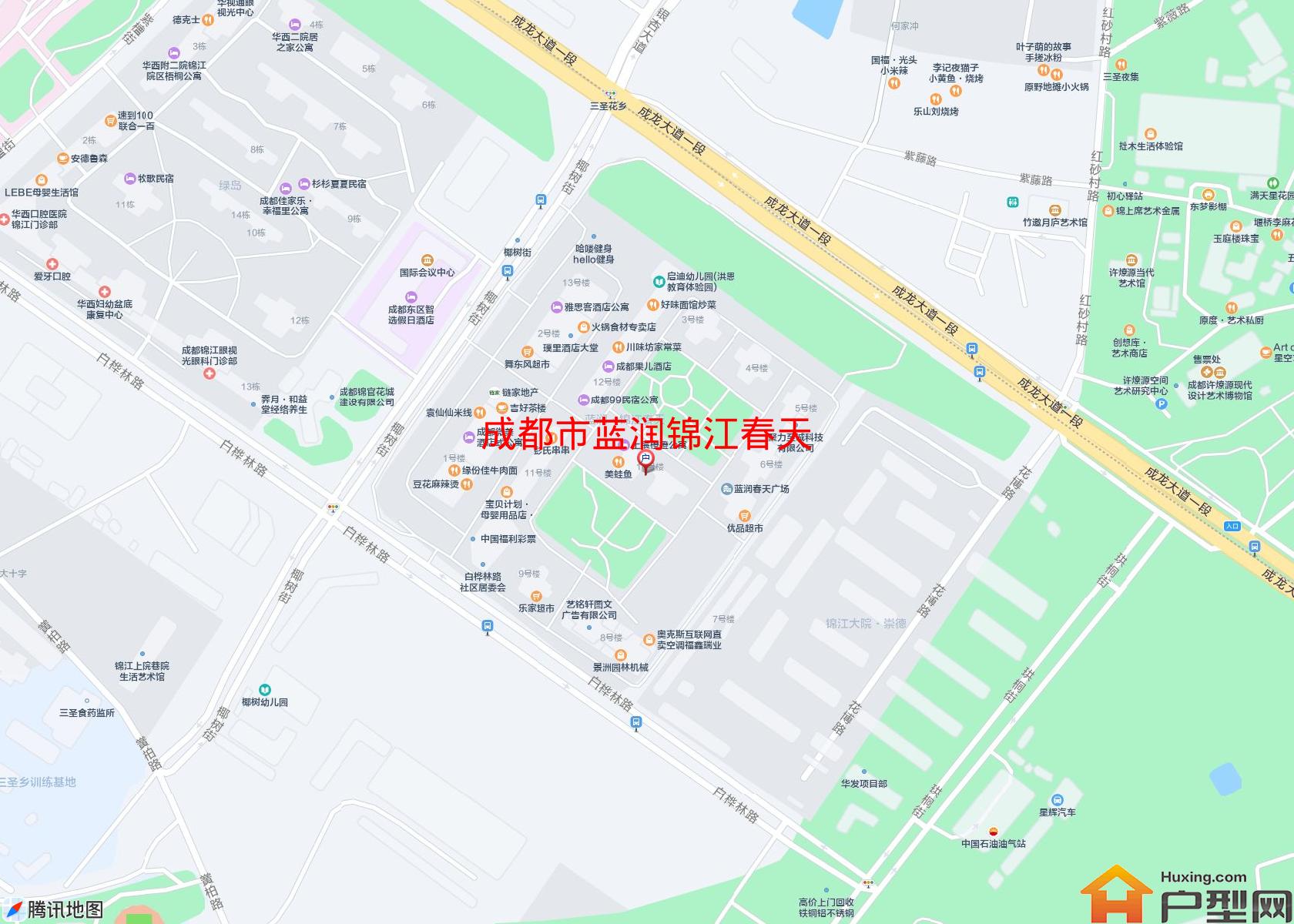 蓝润锦江春天小区 - 户型网