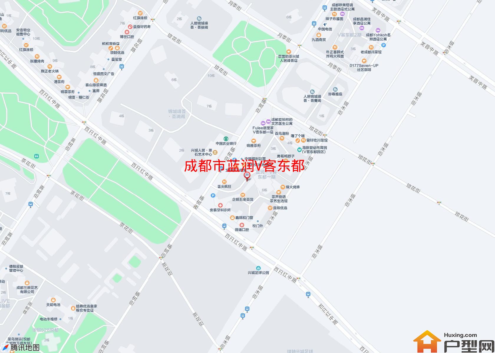 蓝润V客东都小区 - 户型网