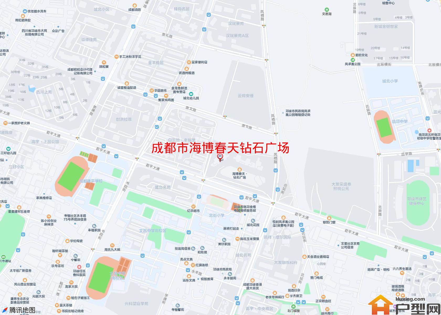海博春天钻石广场小区 - 户型网
