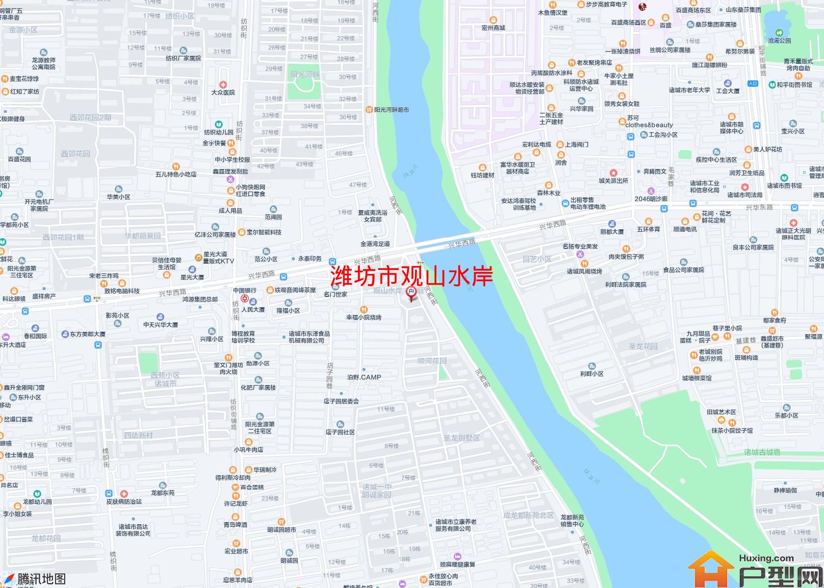 观山水岸小区 - 户型网