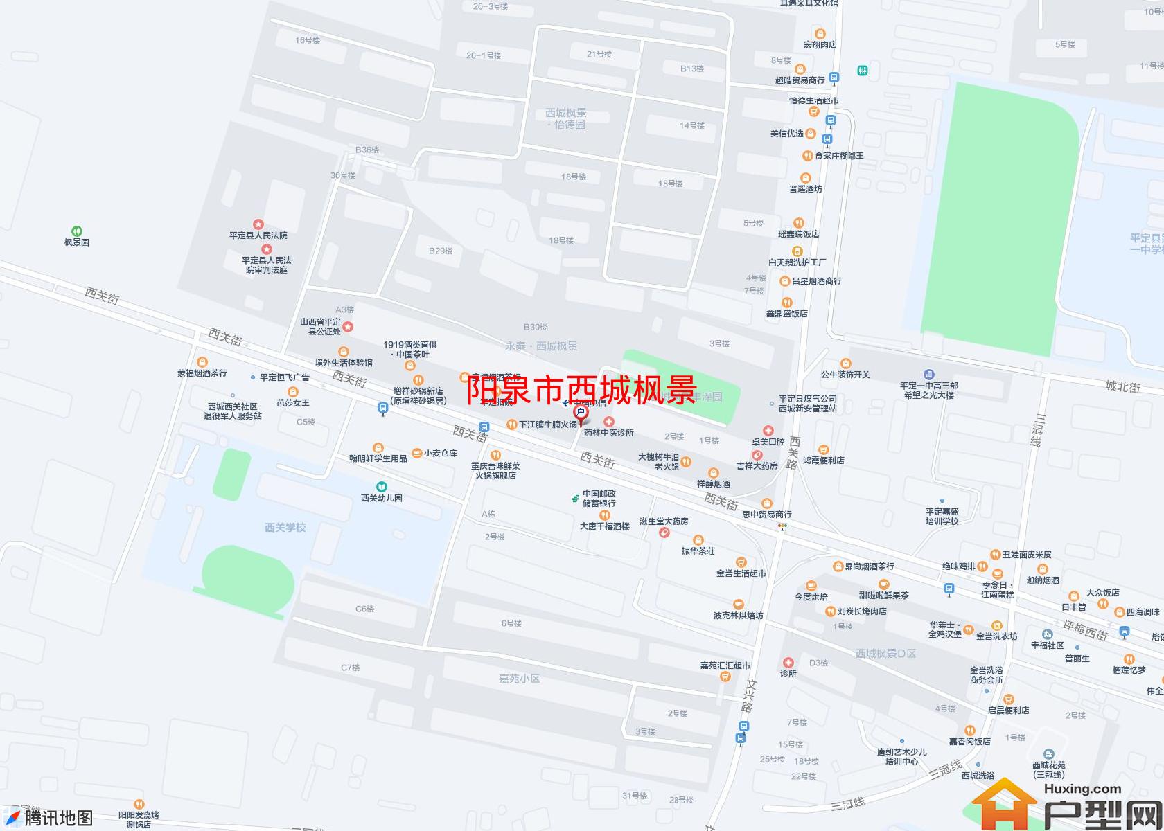 西城枫景小区 - 户型网