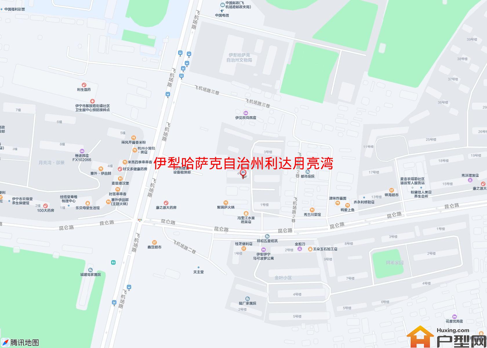 利达月亮湾小区(昆仑路)小区 - 户型网