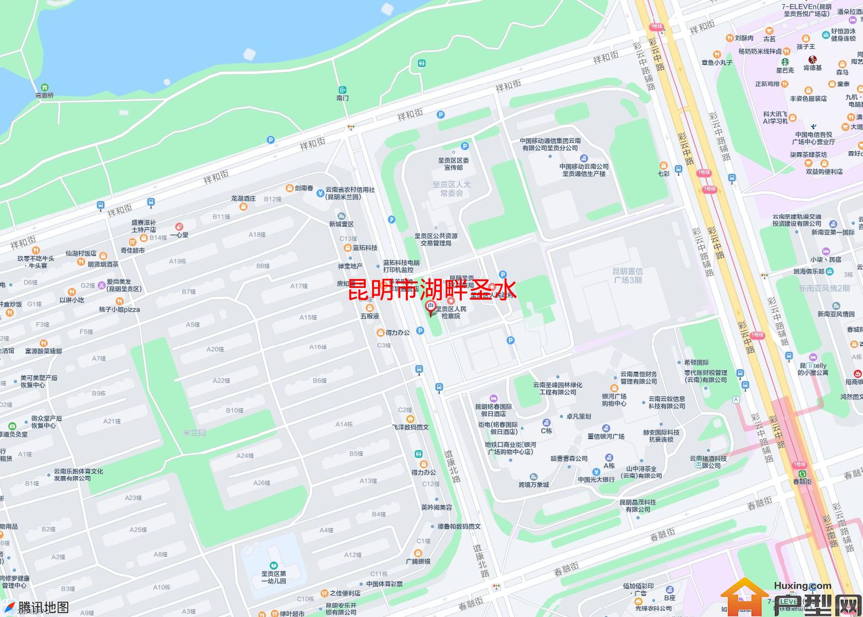 湖畔圣水小区 - 户型网