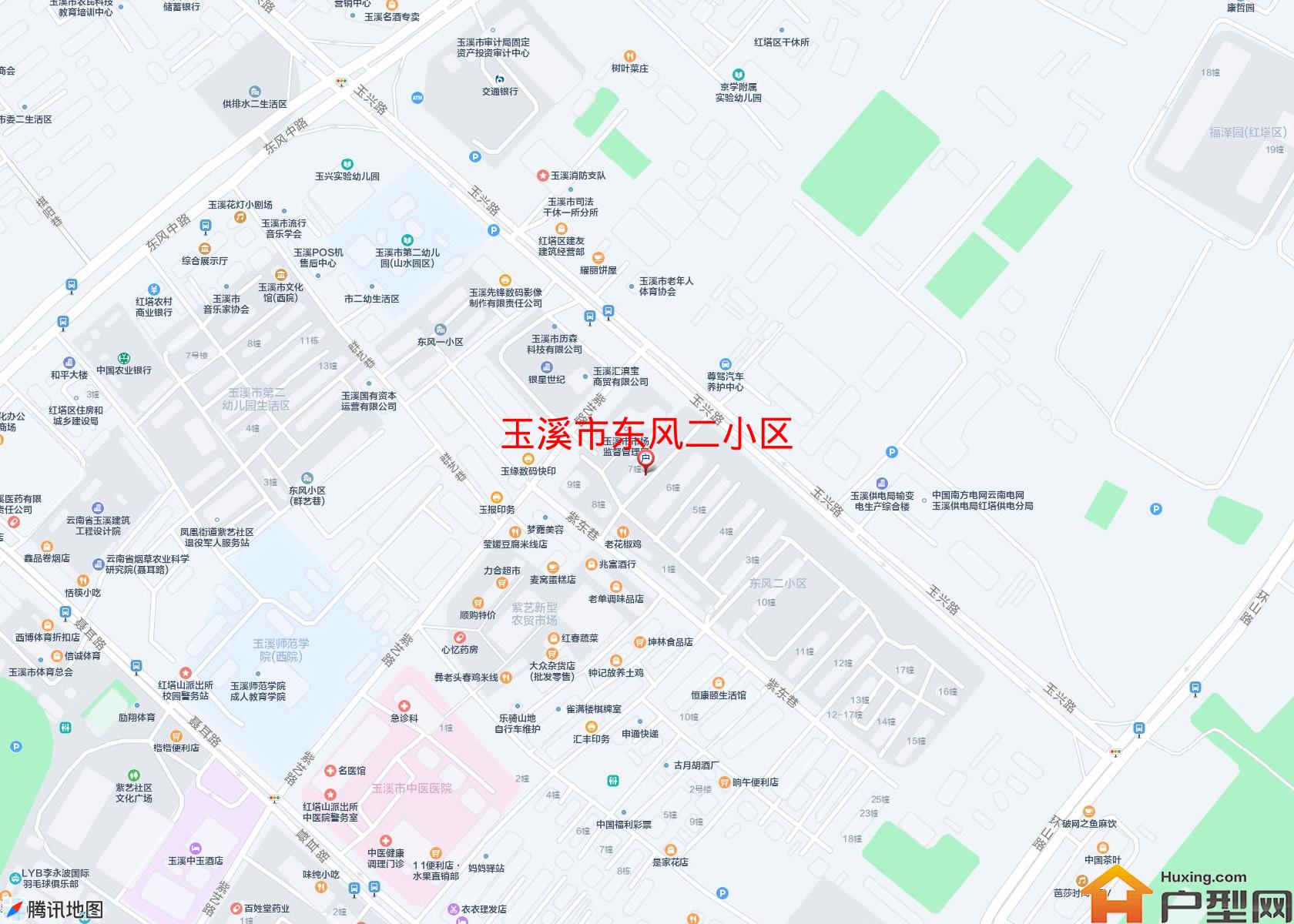 东风二小区小区 - 户型网