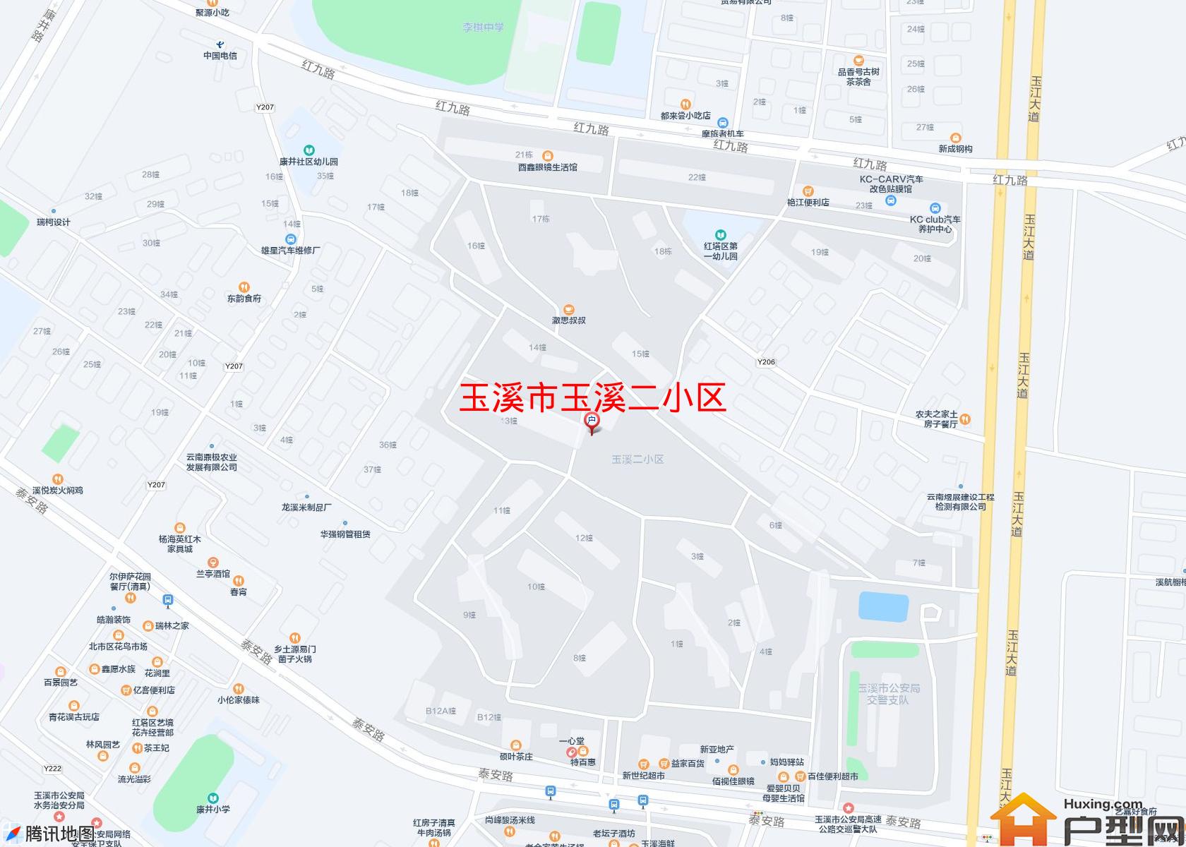 玉溪二小区小区 - 户型网