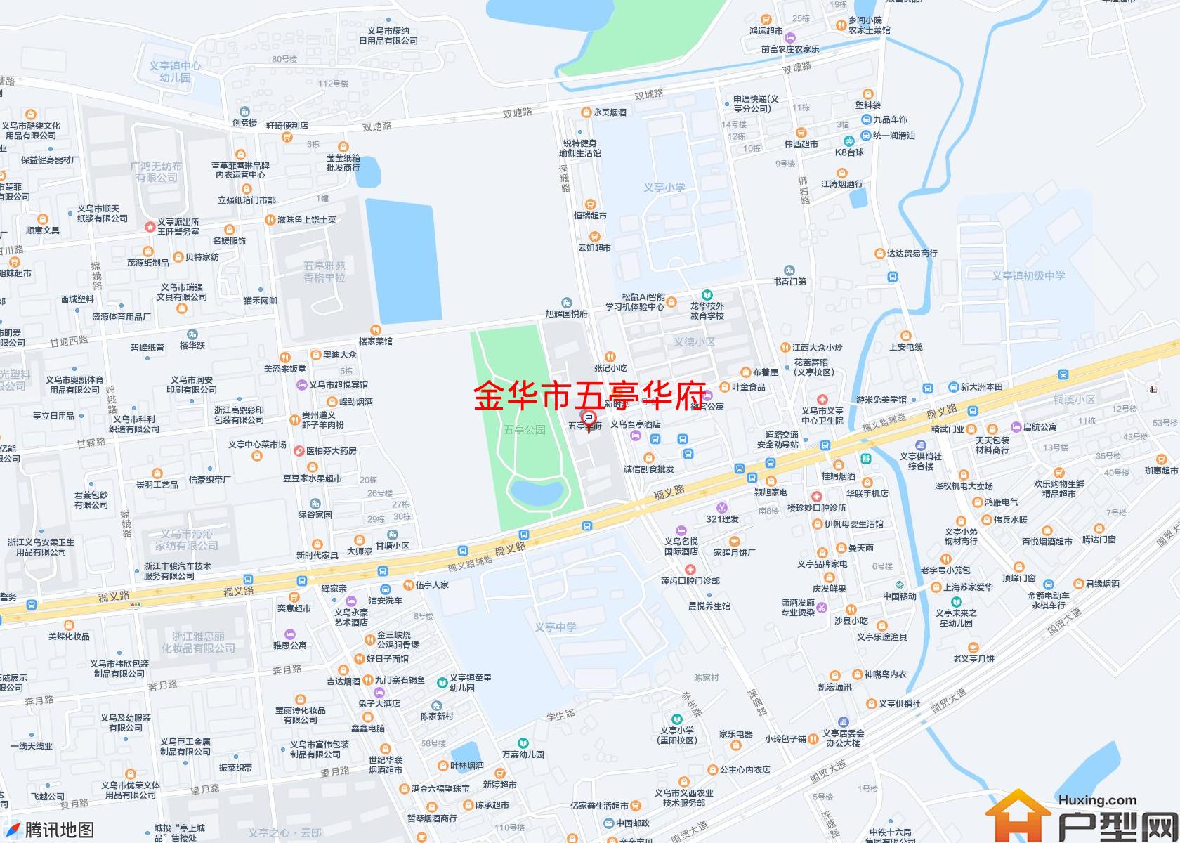 五亭华府小区 - 户型网