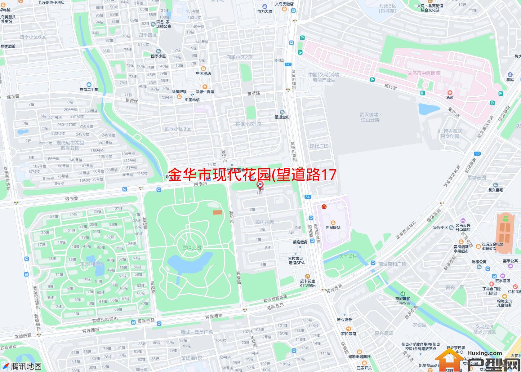 现代花园(望道路179号)小区 - 户型网