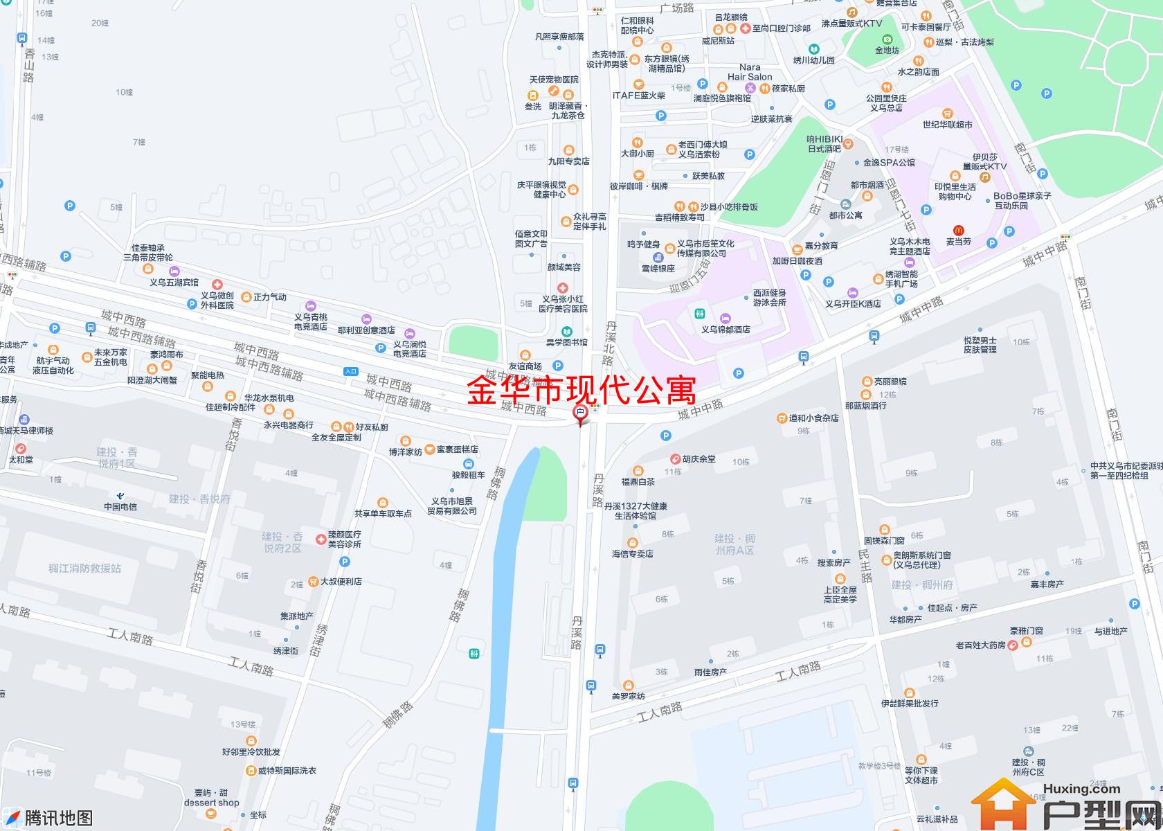 现代公寓小区 - 户型网