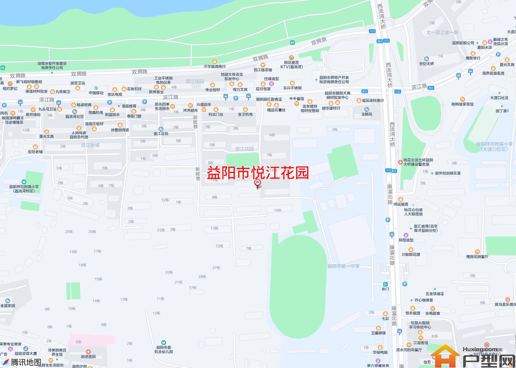 悦江花园小区 - 户型网