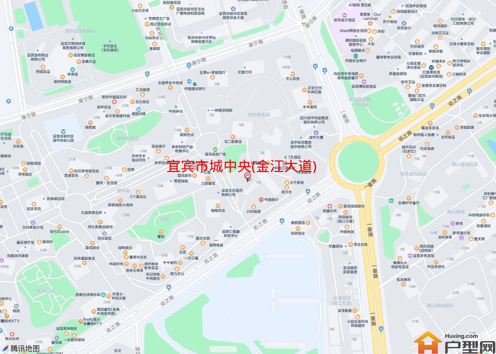 城中央(金江大道)小区 - 户型网