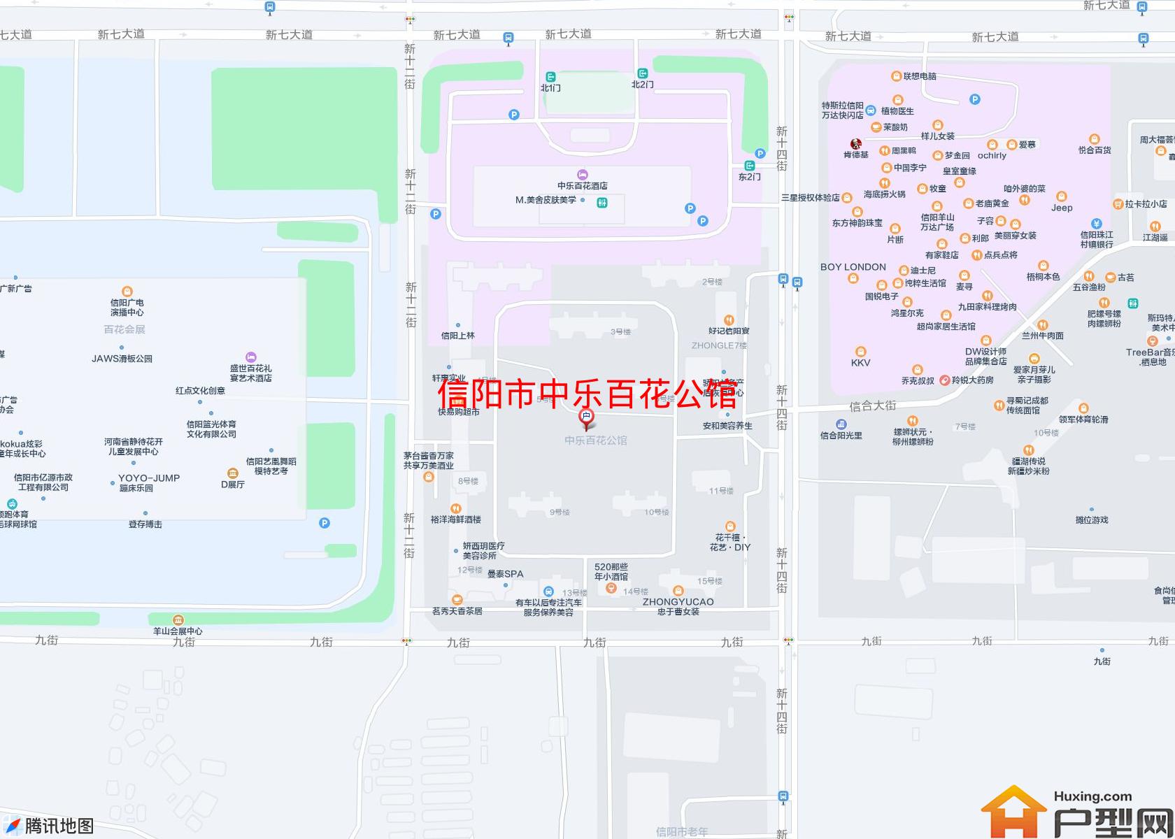 中乐百花公馆小区 - 户型网