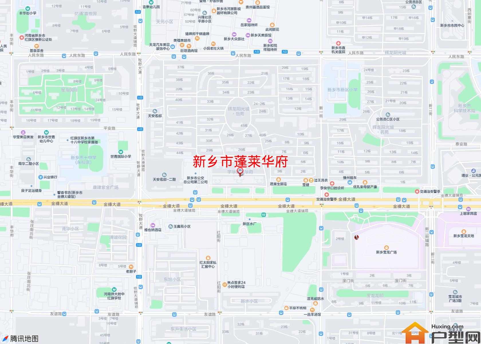 蓬莱华府小区 - 户型网