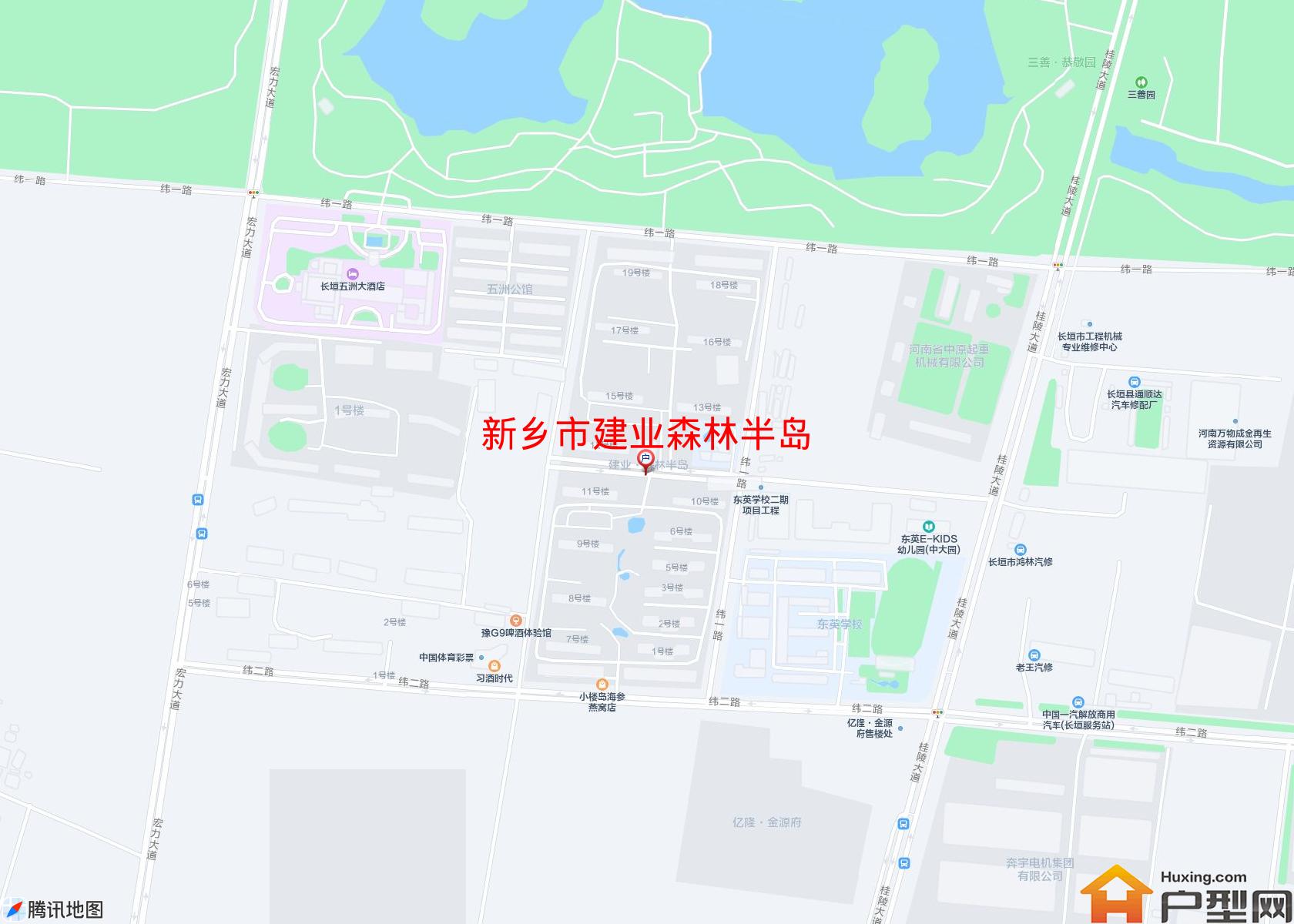 建业森林半岛小区 - 户型网