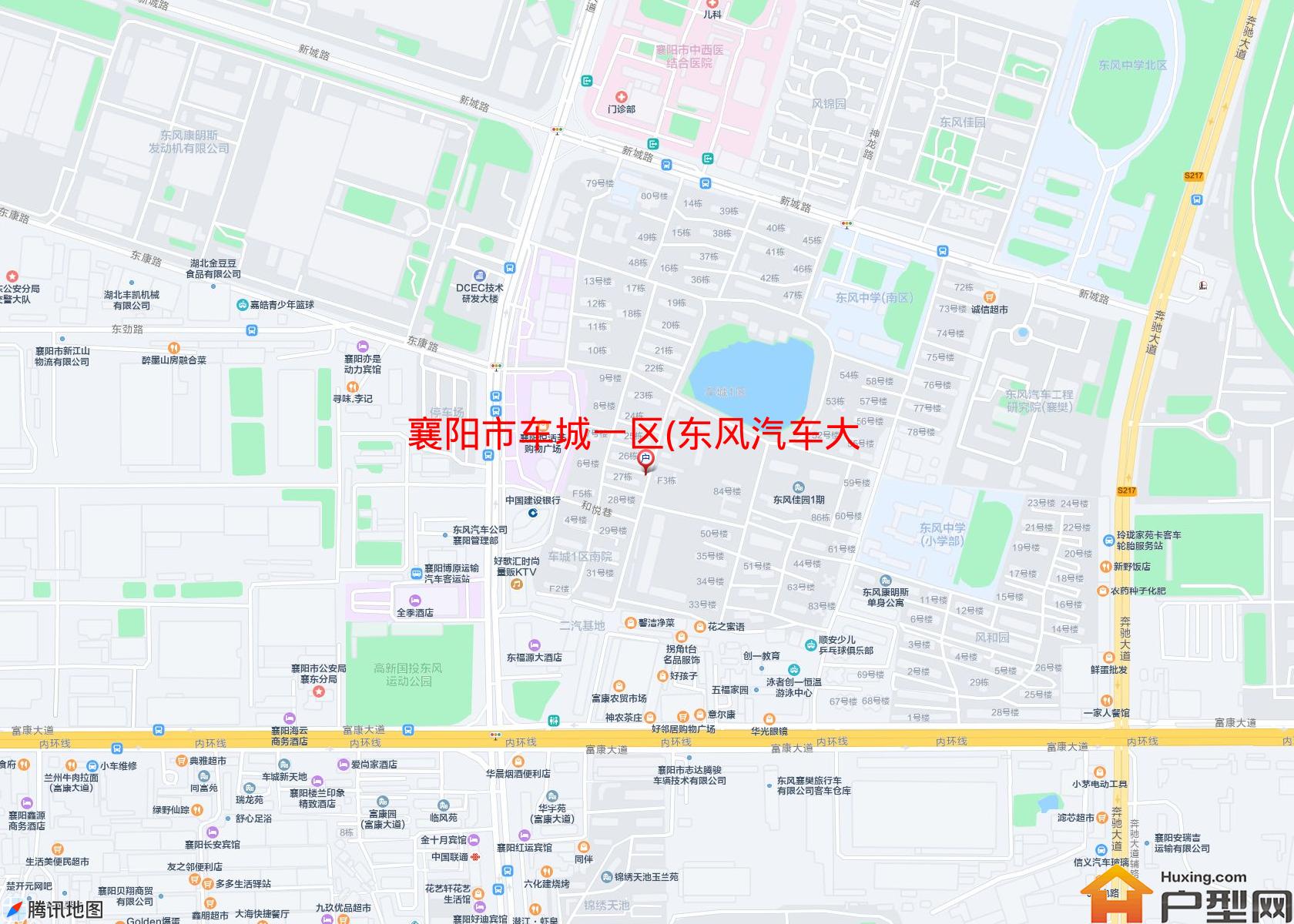 车城一区(东风汽车大道26号)小区 - 户型网