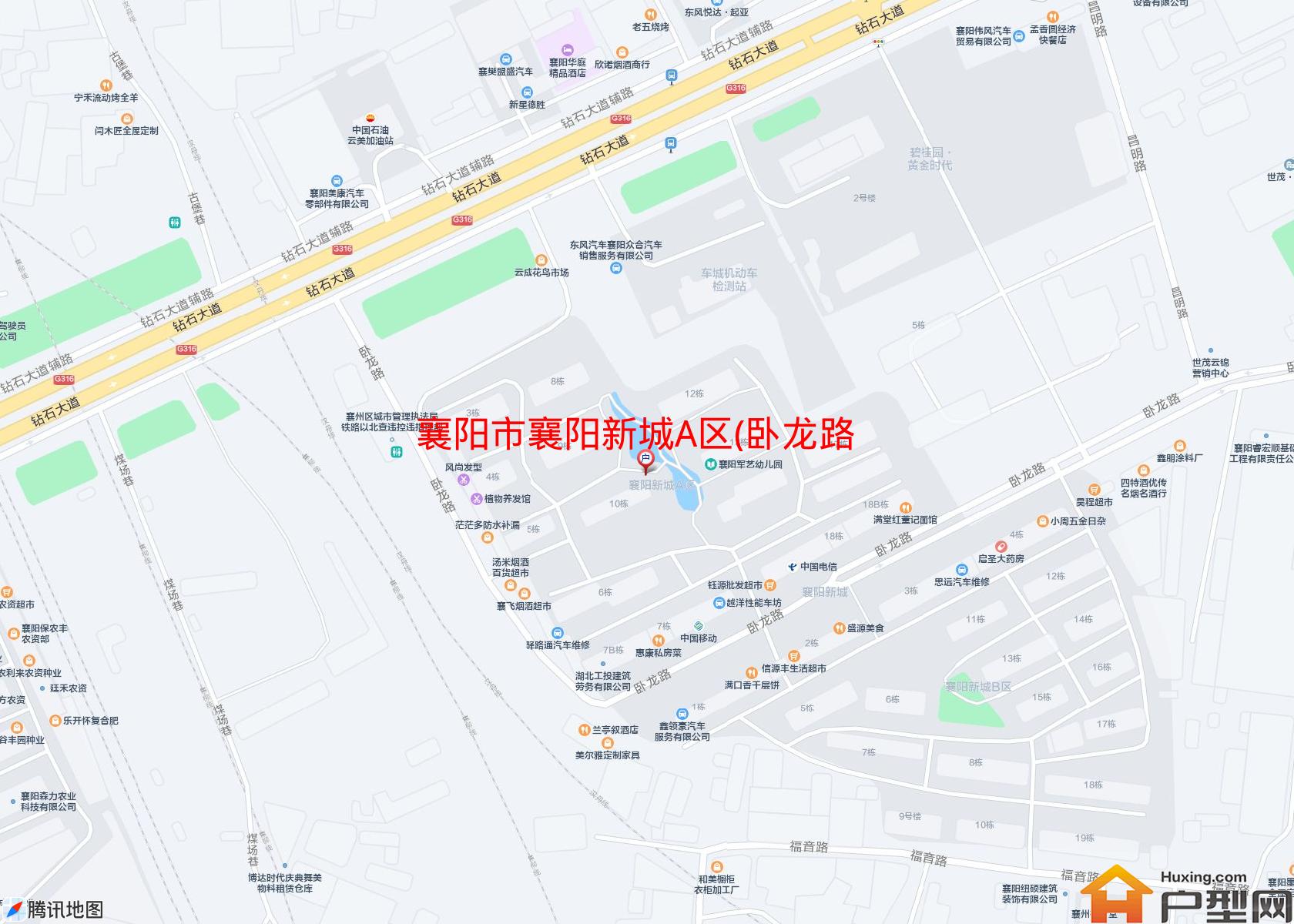 襄阳新城A区(卧龙路)小区 - 户型网