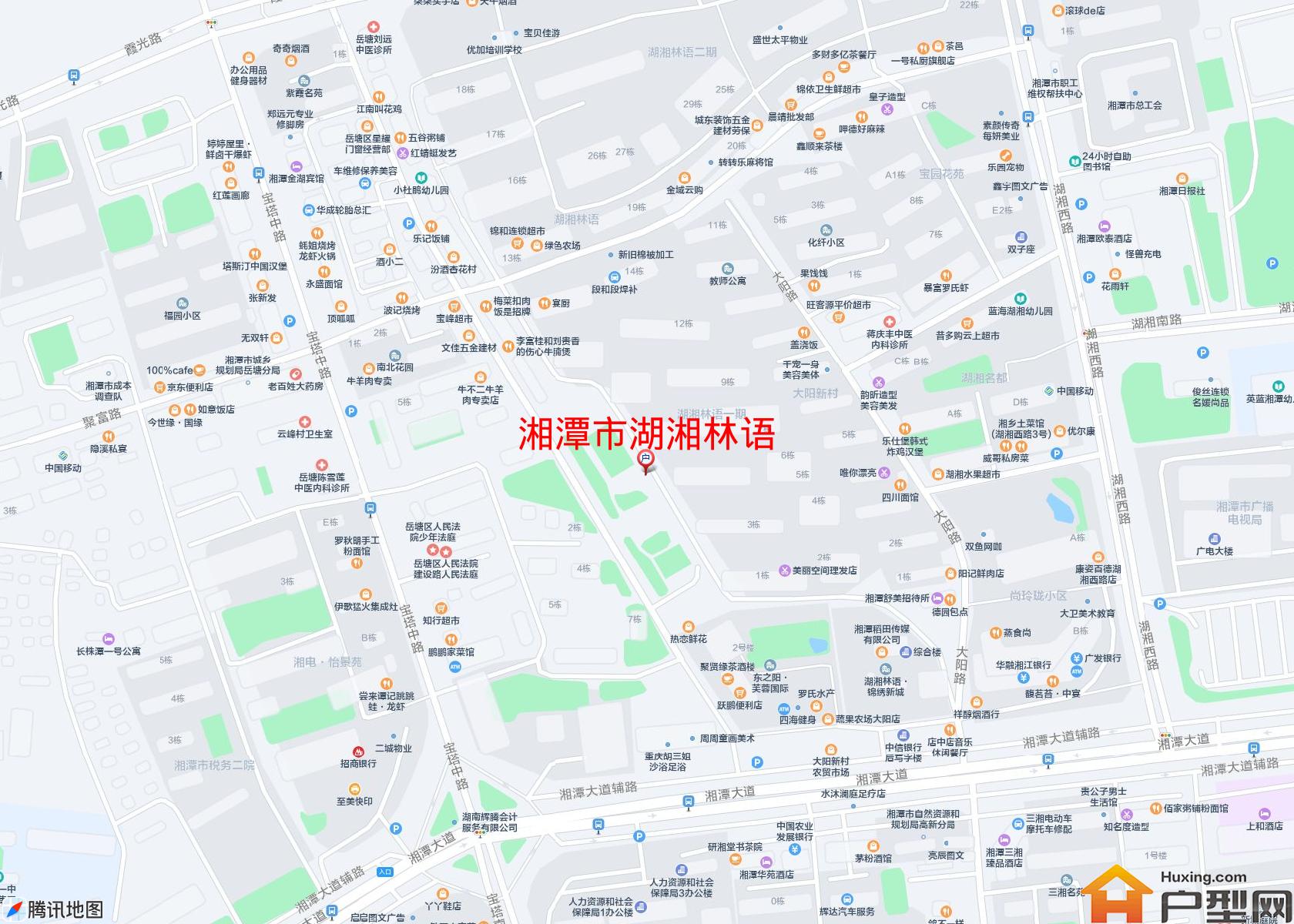 湖湘林语小区 - 户型网