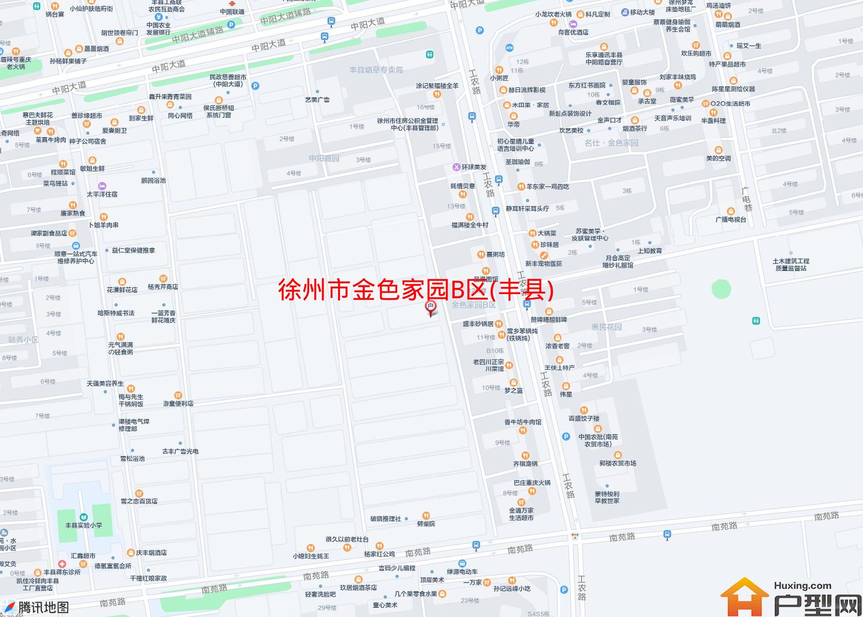 金色家园B区(丰县)小区 - 户型网