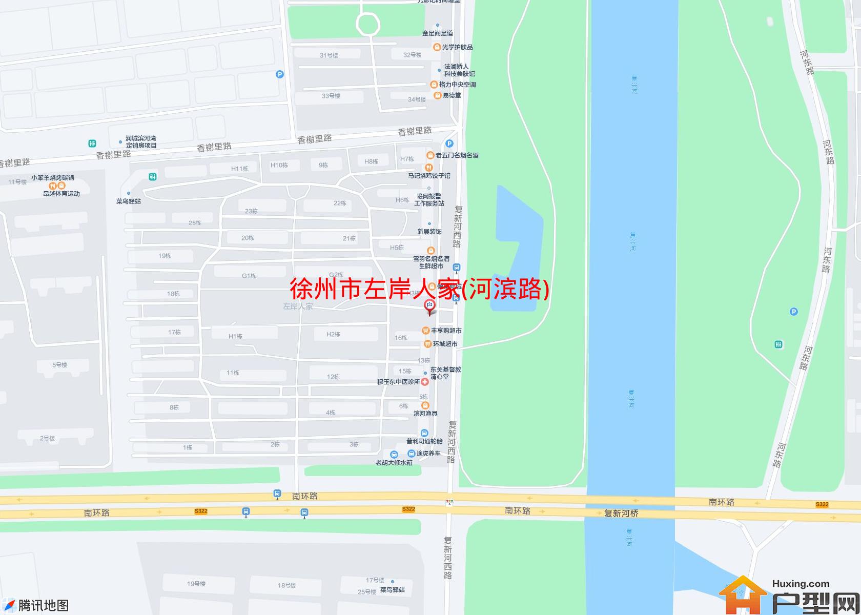 左岸人家(河滨路)小区 - 户型网