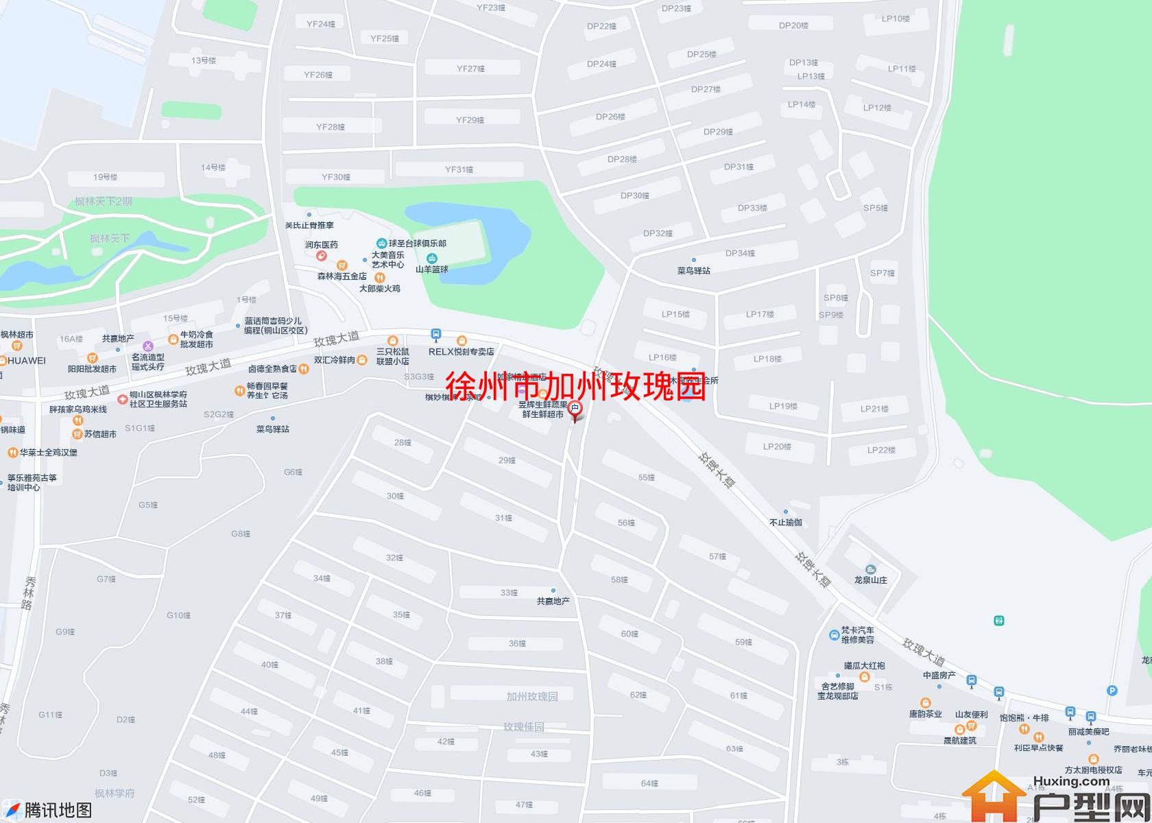 加州玫瑰园小区 - 户型网