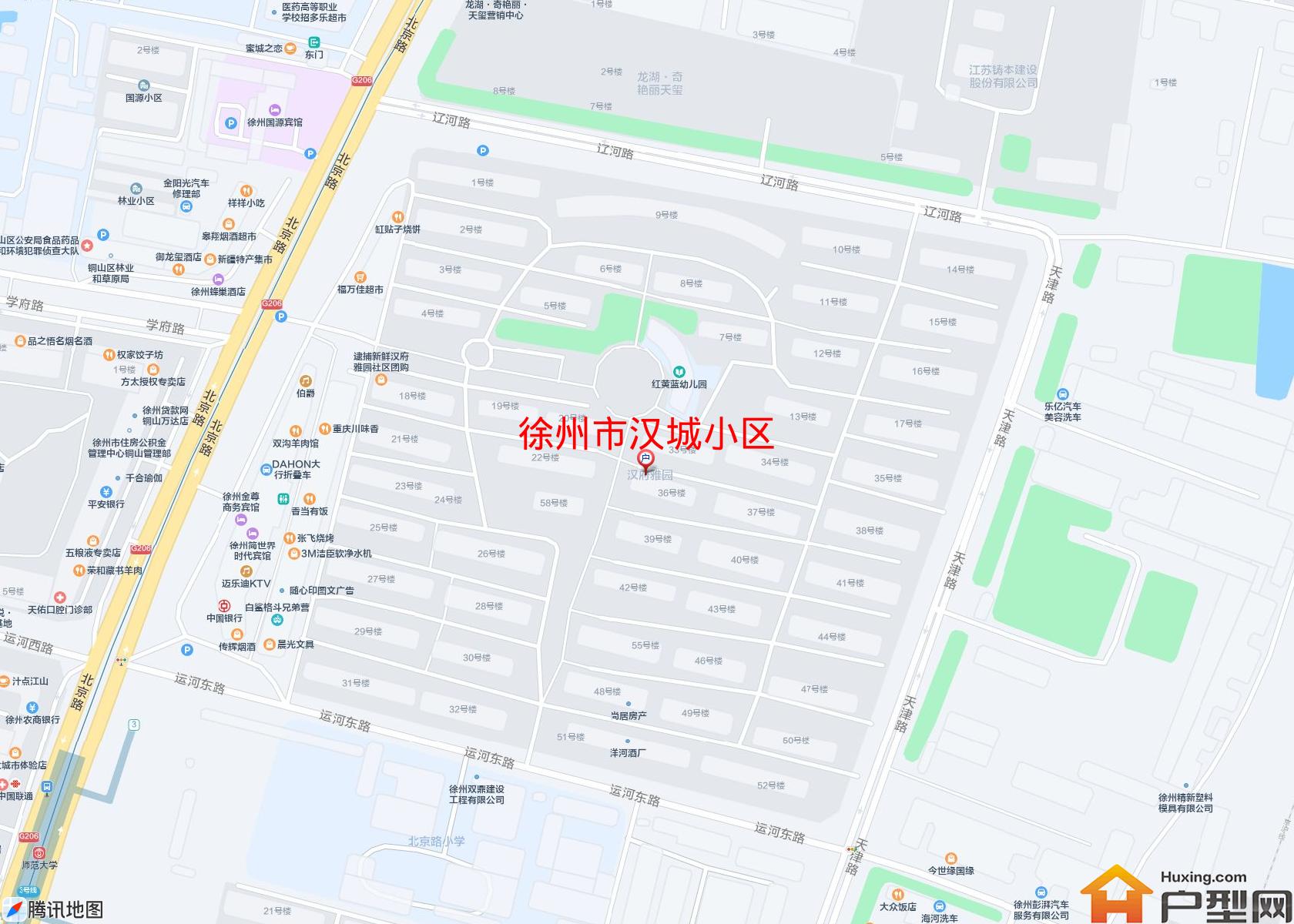 汉城小区小区 - 户型网