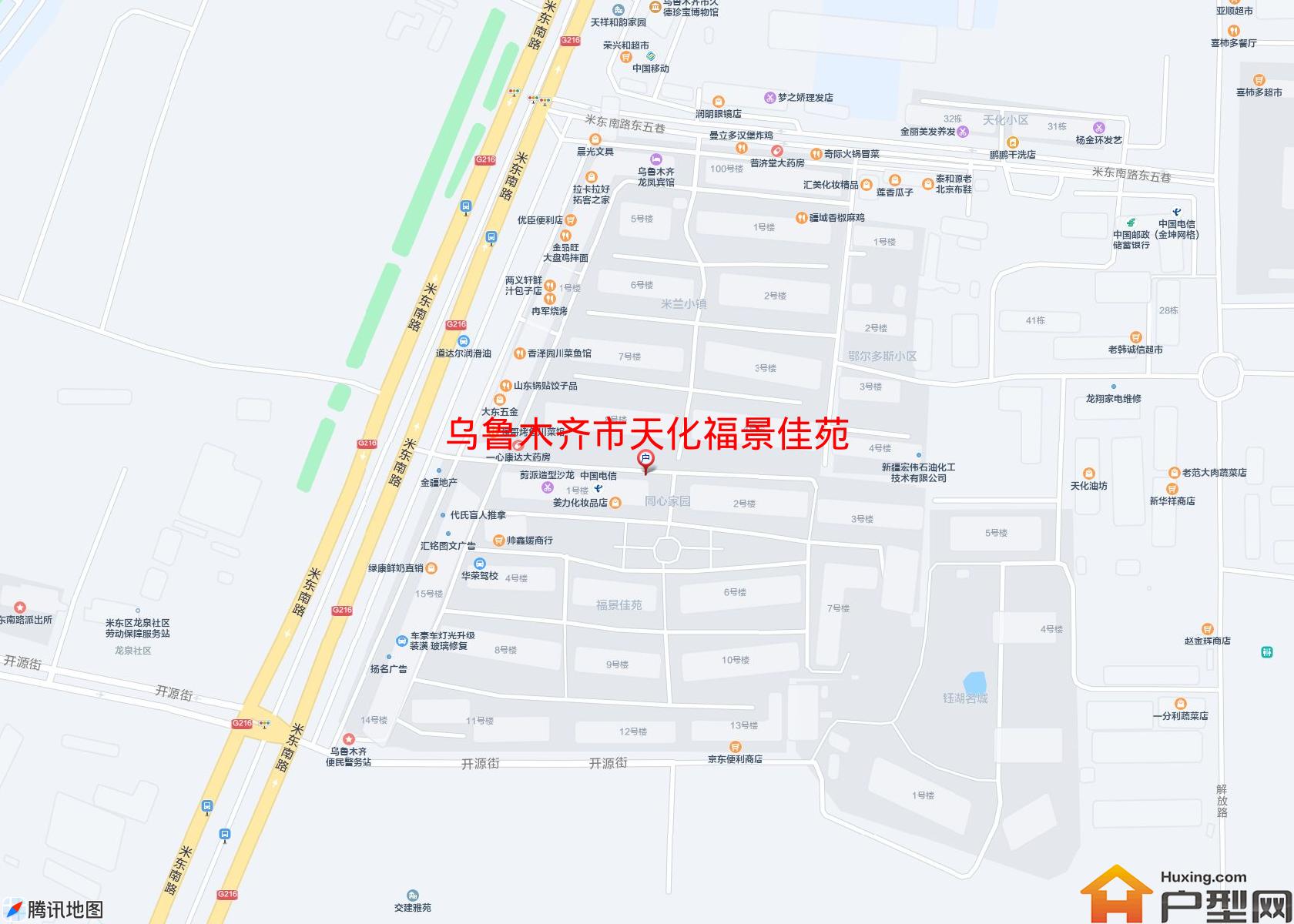 天化福景佳苑小区 - 户型网