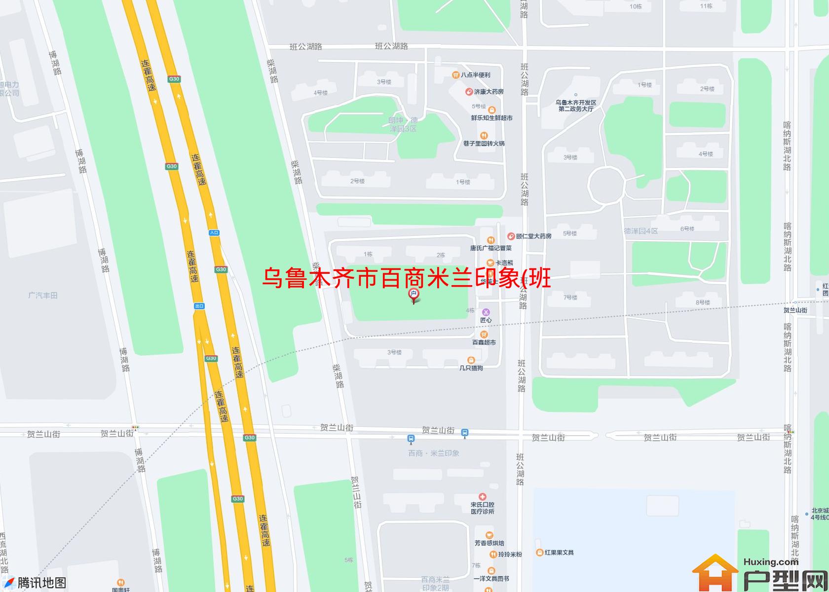 百商米兰印象(班公湖路)小区 - 户型网
