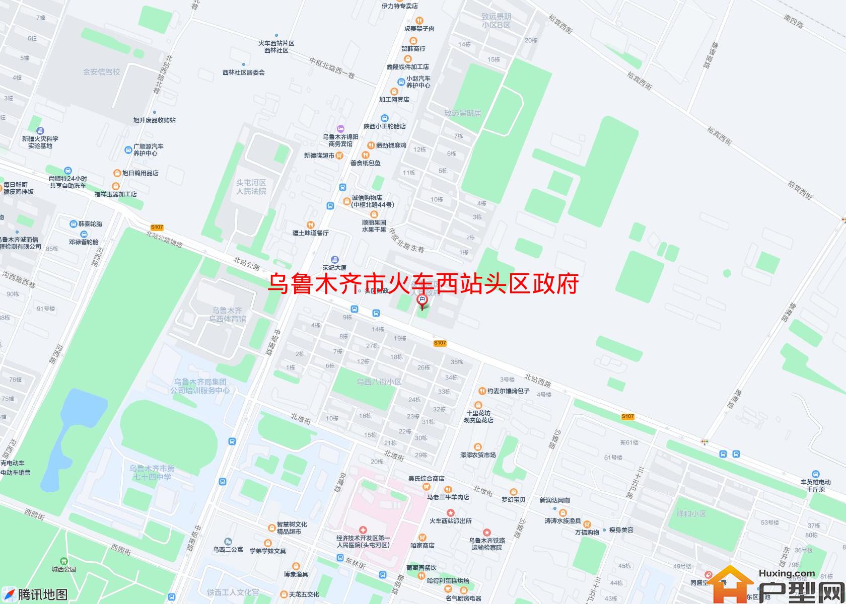 火车西站头区政府家属小区 - 户型网