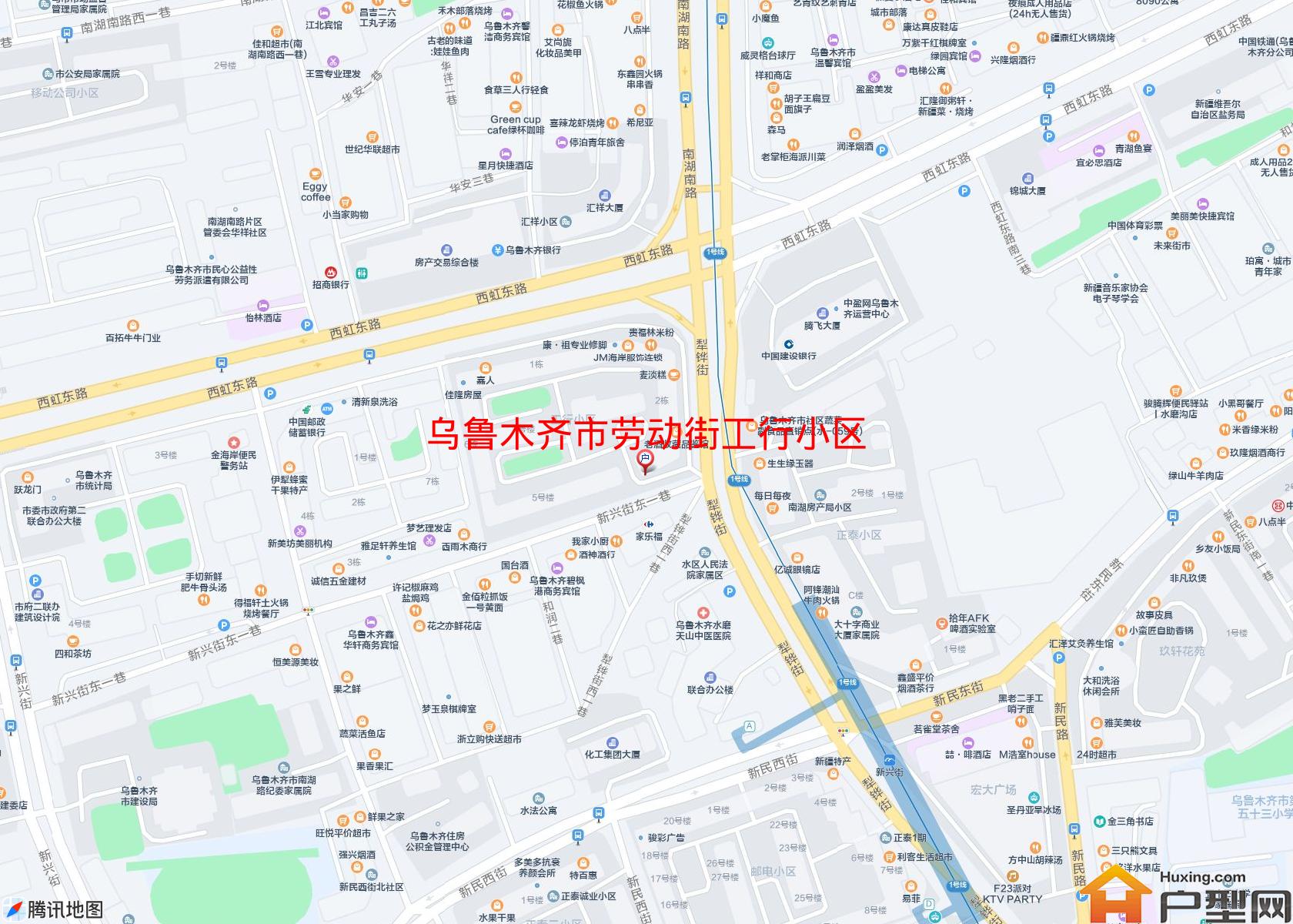 劳动街工行小区小区 - 户型网