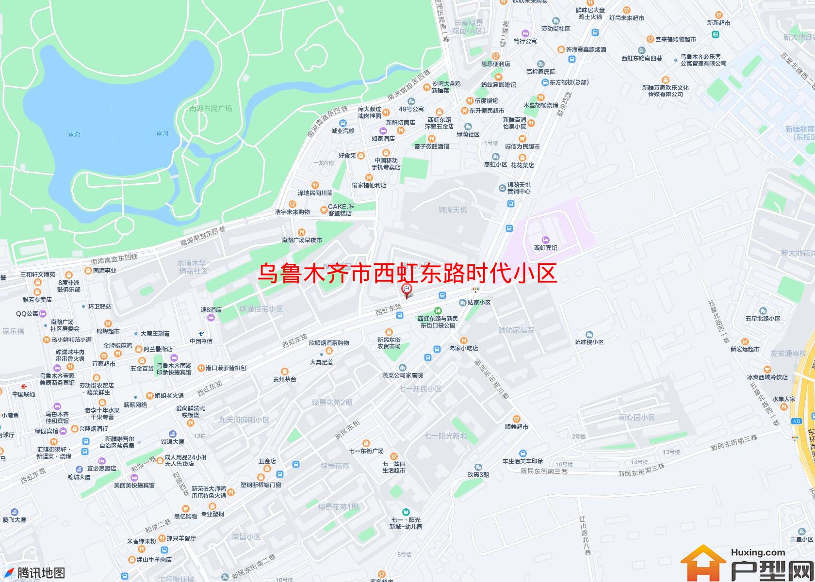 西虹东路时代小区小区 - 户型网