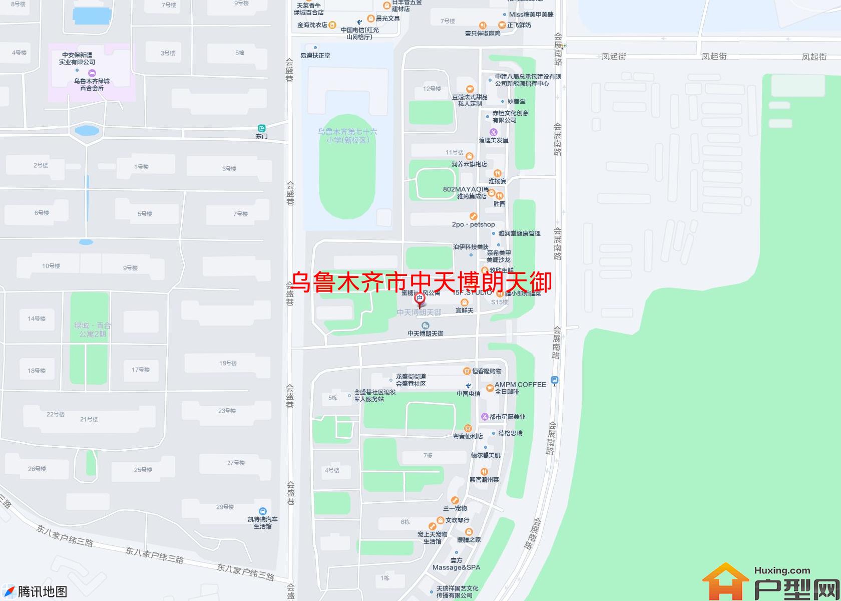 中天博朗天御小区 - 户型网