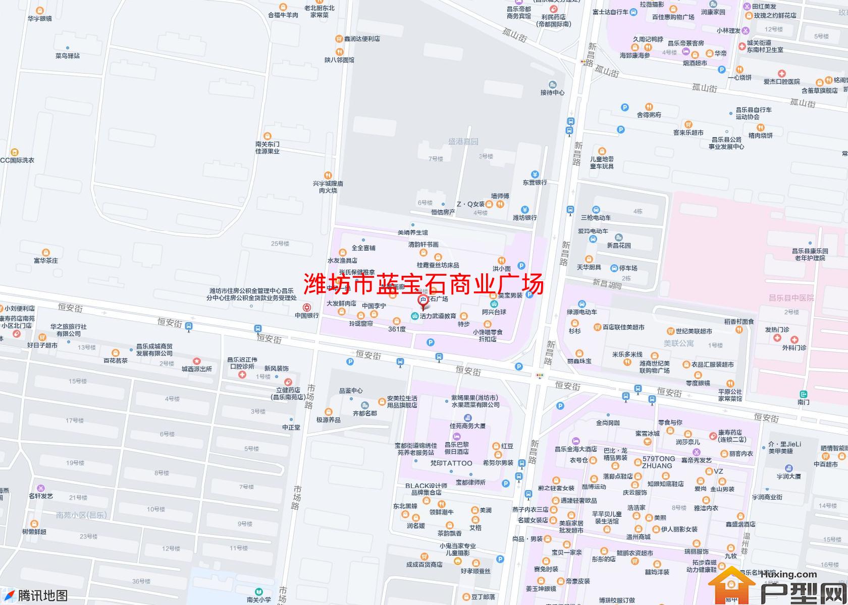 蓝宝石商业广场小区 - 户型网