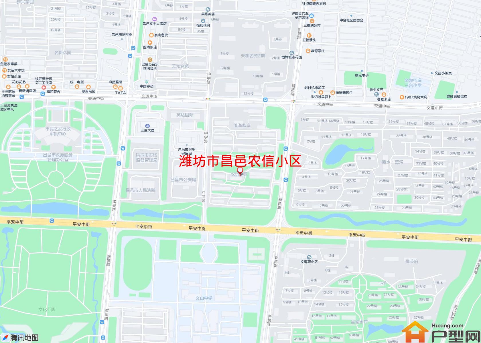 昌邑农信小区小区 - 户型网