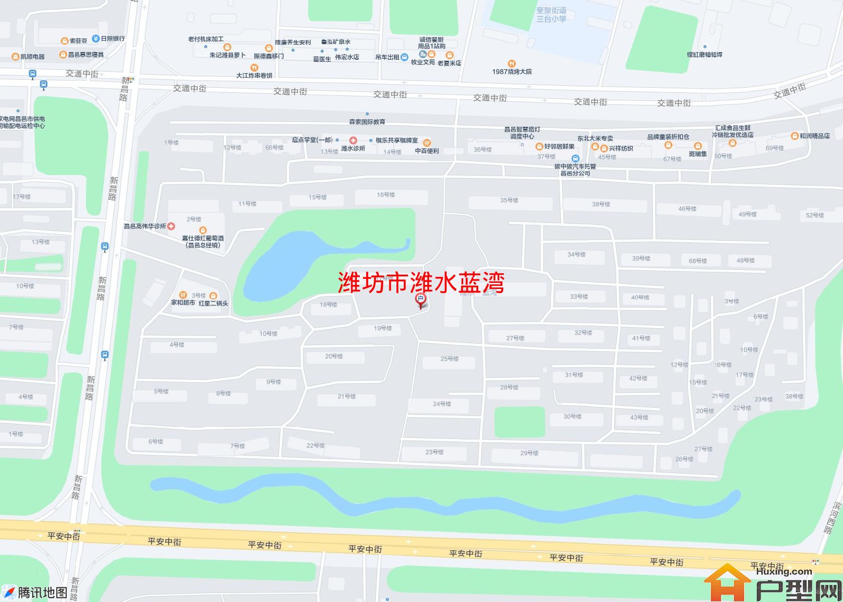 潍水蓝湾小区 - 户型网 潍水蓝湾小区 - 户型网