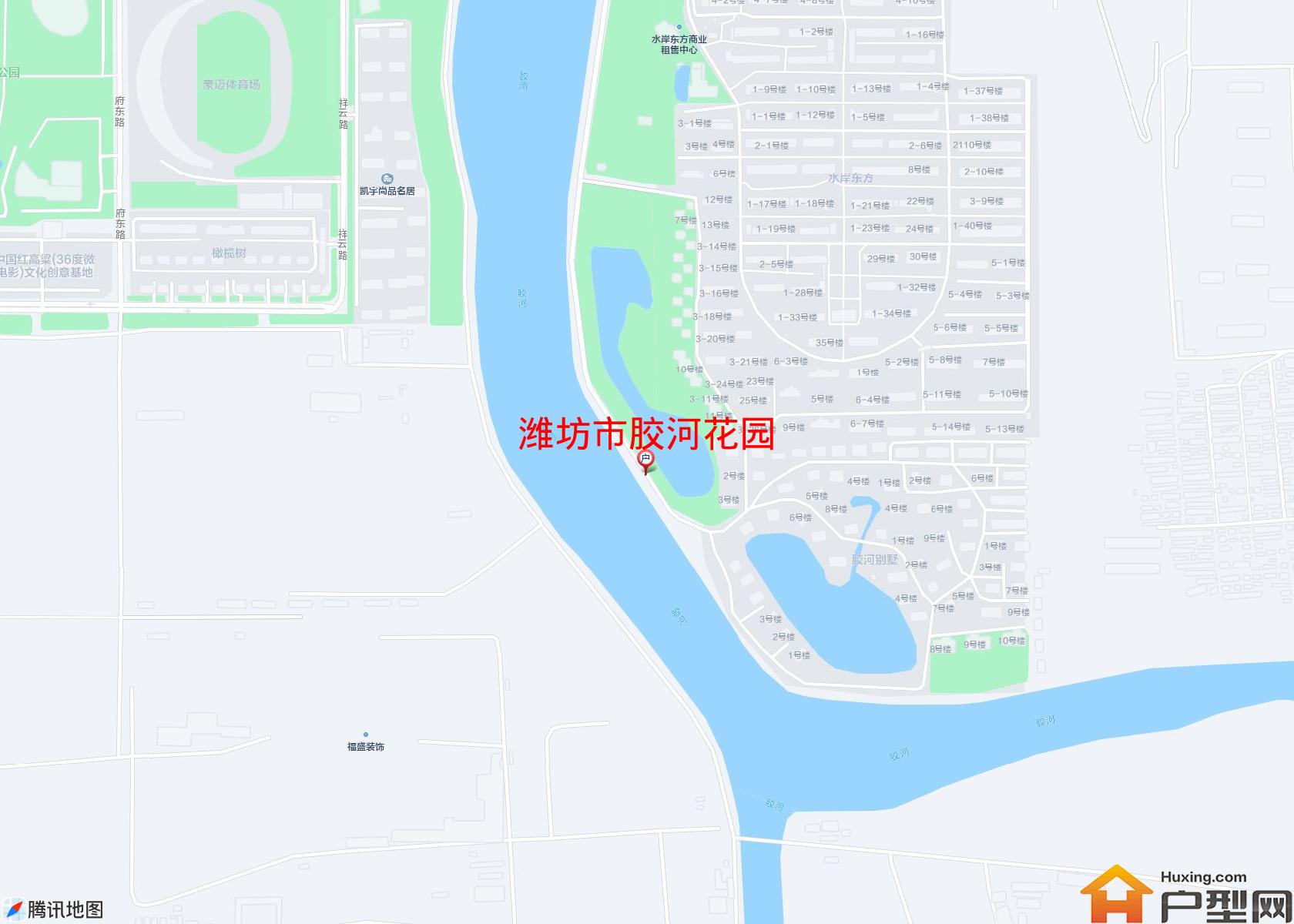 胶河花园小区 - 户型网