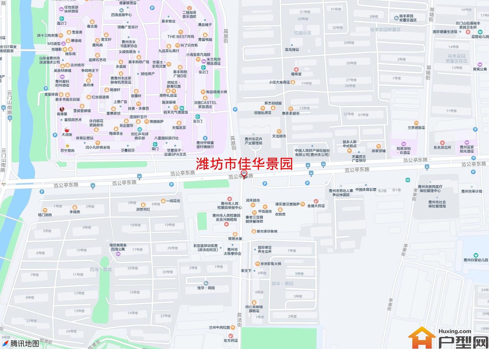 佳华景园小区 - 户型网
